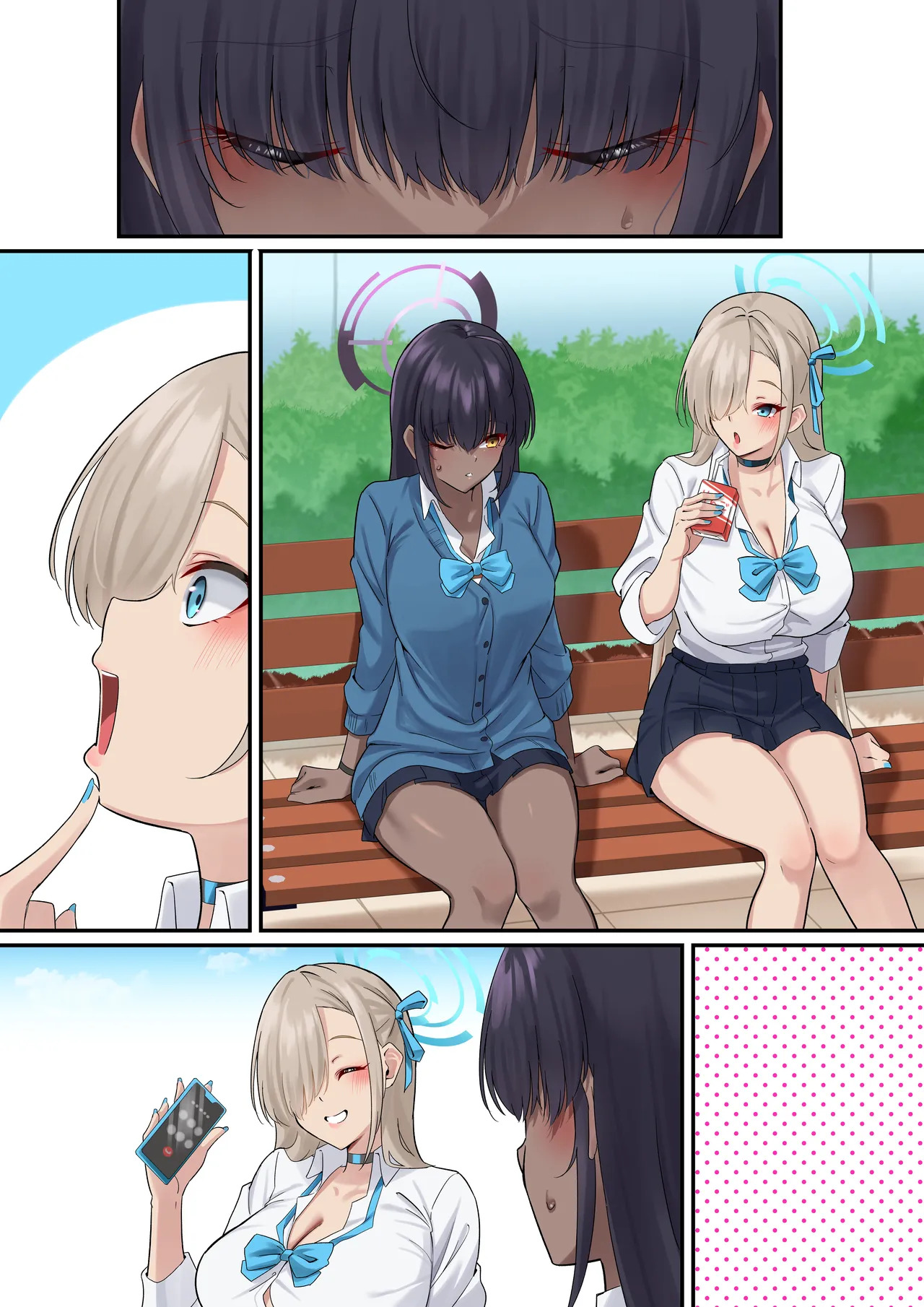 Ore no Seito no Shirokuro Gal ga Dosukebe Enkou Shiteta Ken (Blue Archive) - Page 31