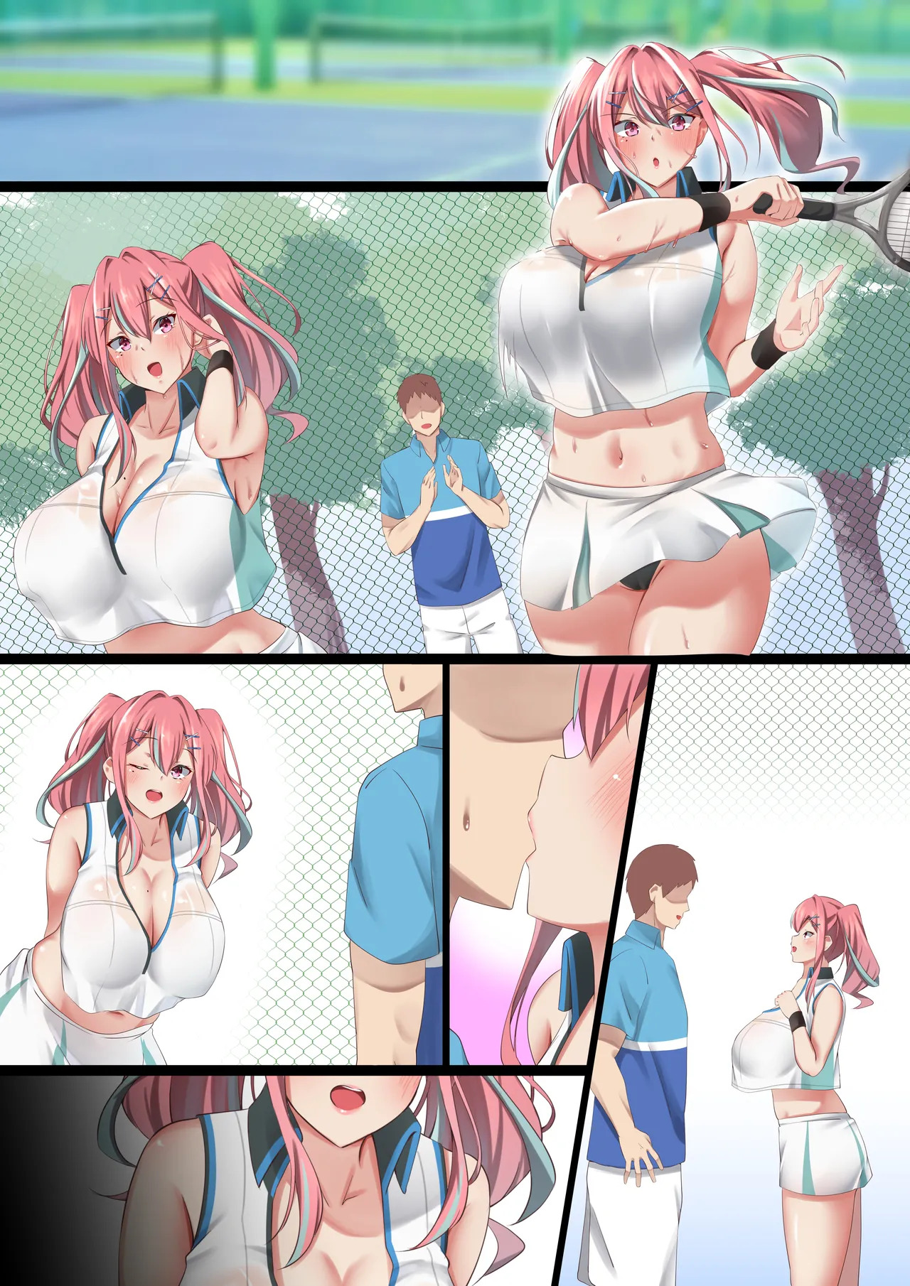 Bakunyuu Gal no Ore no Kanojo ga TenniCir no Yarichin Otoko ni Netorareta Hanashi (Azur Lane) - Page 33