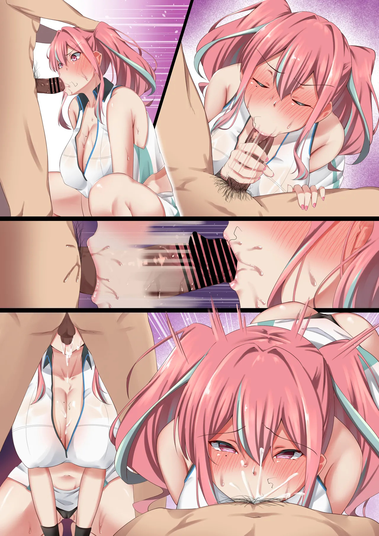 Bakunyuu Gal no Ore no Kanojo ga TenniCir no Yarichin Otoko ni Netorareta Hanashi (Azur Lane) - Page 40