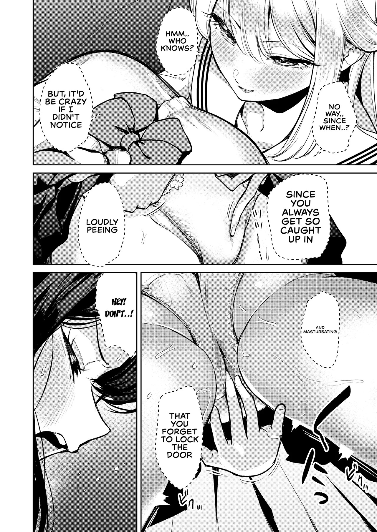 [Tana kara Marriage (Choi Moz)] Oshigama shitetara Rezurareta | From Omorashi Play to Lesbian Play [English] [Digital] - Page 11