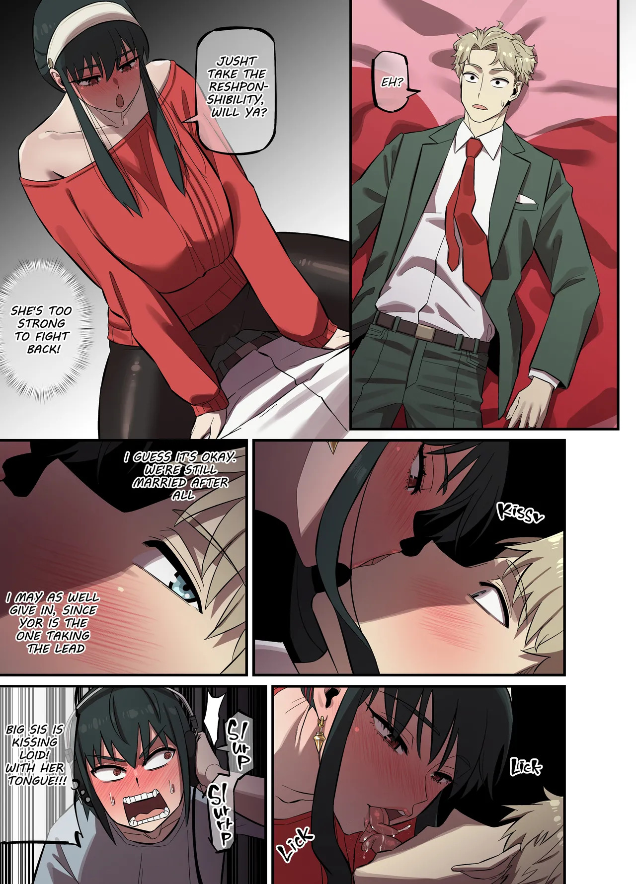 [AKAIMELON] [Full color] CRAZY SEX LIFE OF THE FORGER FAMILY (SPY X FAMILY) [English] - Page 26