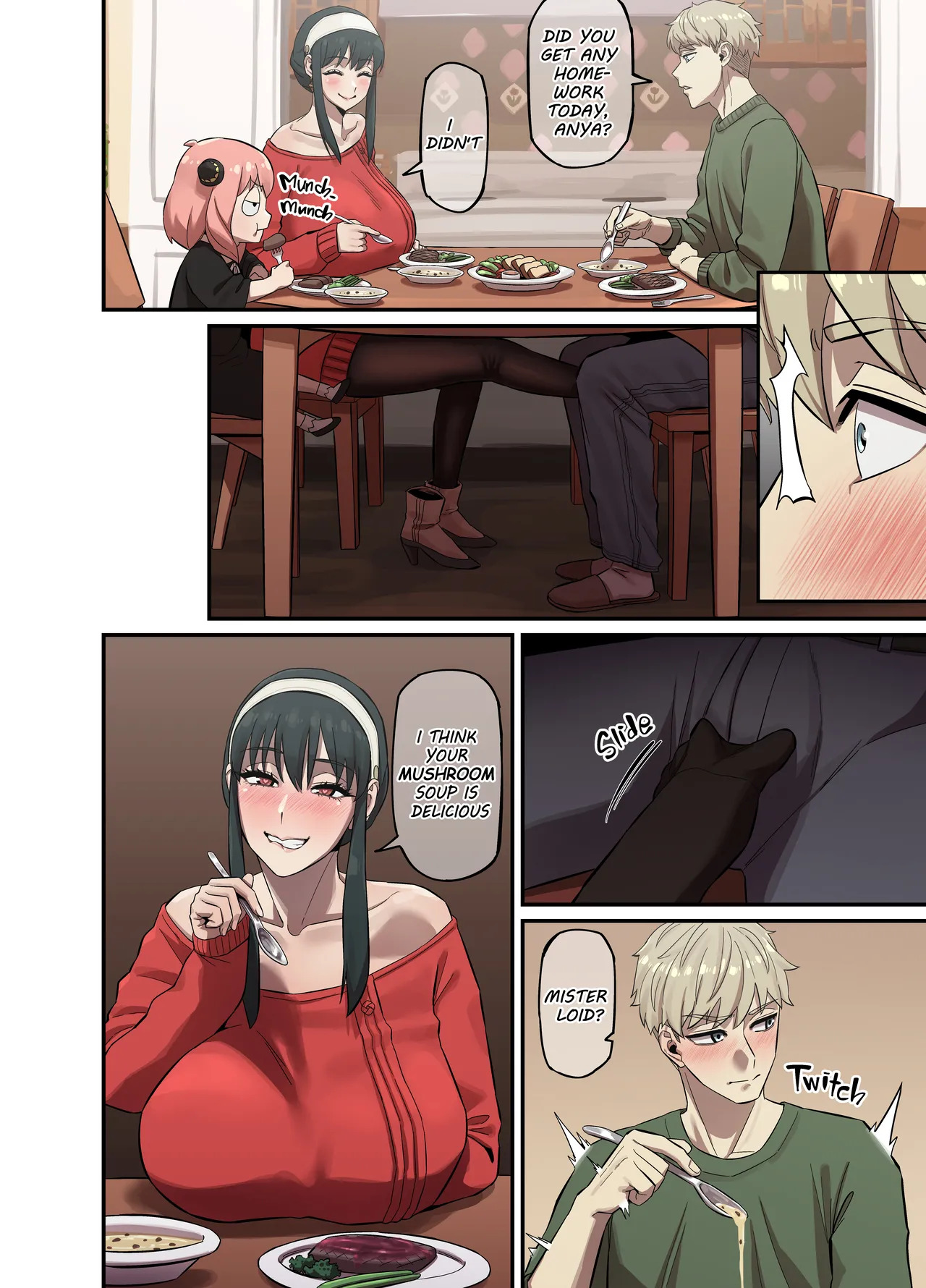 [AKAIMELON] [Full color] CRAZY SEX LIFE OF THE FORGER FAMILY (SPY X FAMILY) [English] - Page 9
