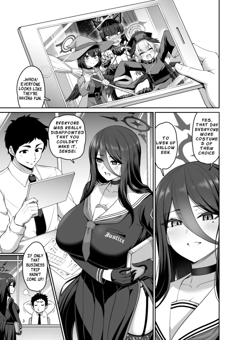 Kanojo ga Inma ni Kigaetara | When She Changes Into a Succubus (Blue Archive) [English] [LKK•Scans] [Digital] - Page 2