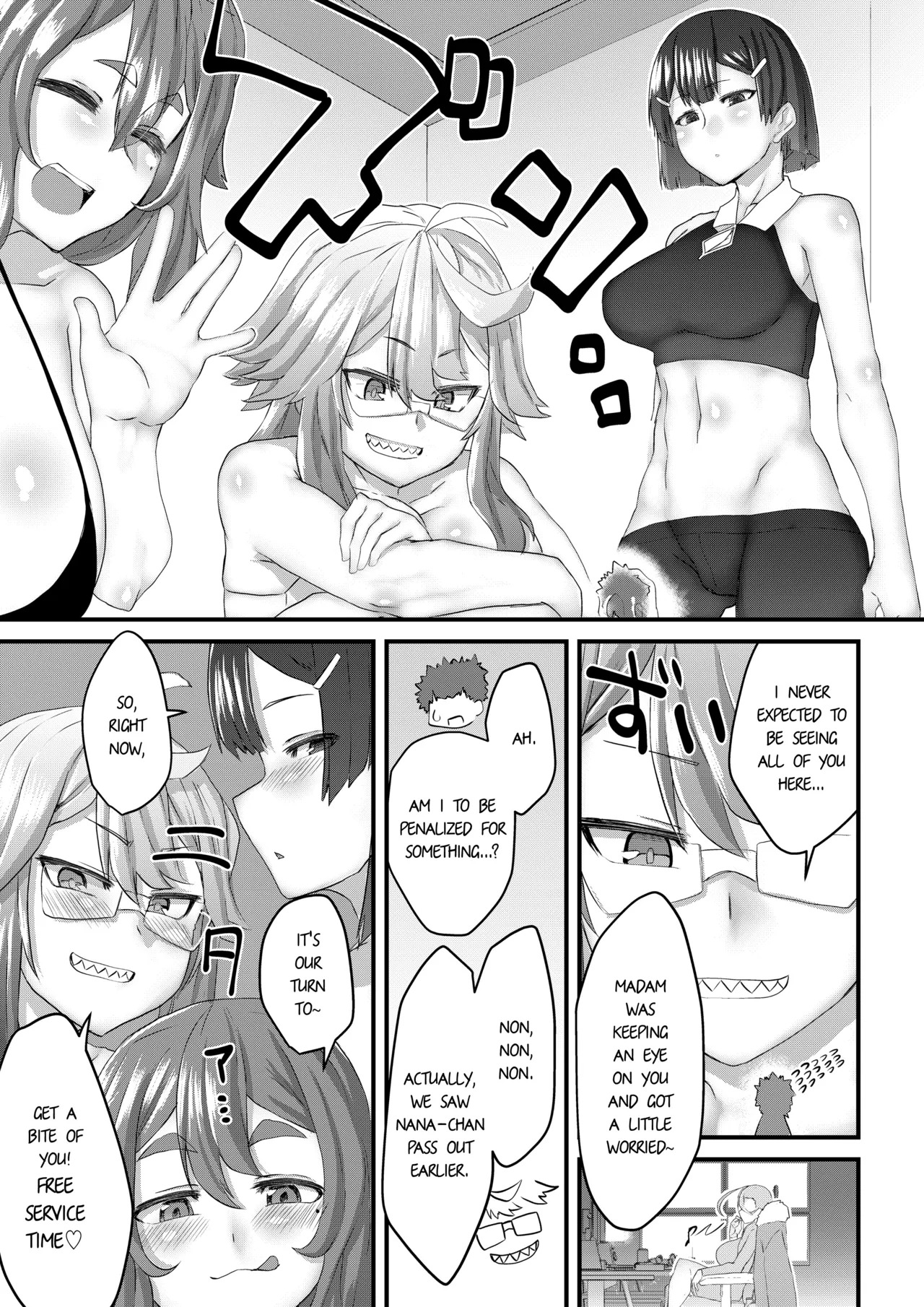 [I-Raf-you (Yomoyama Sandwich)] Kyodai Musume Fuuzokuten GIGANTITS e Youkoso!! | Welcome to GIGANTITS, a Brothel Focused on Giantesses!! (Microne Magazine Vol. 90) [English] [Naellea] [Digital] - Page 30