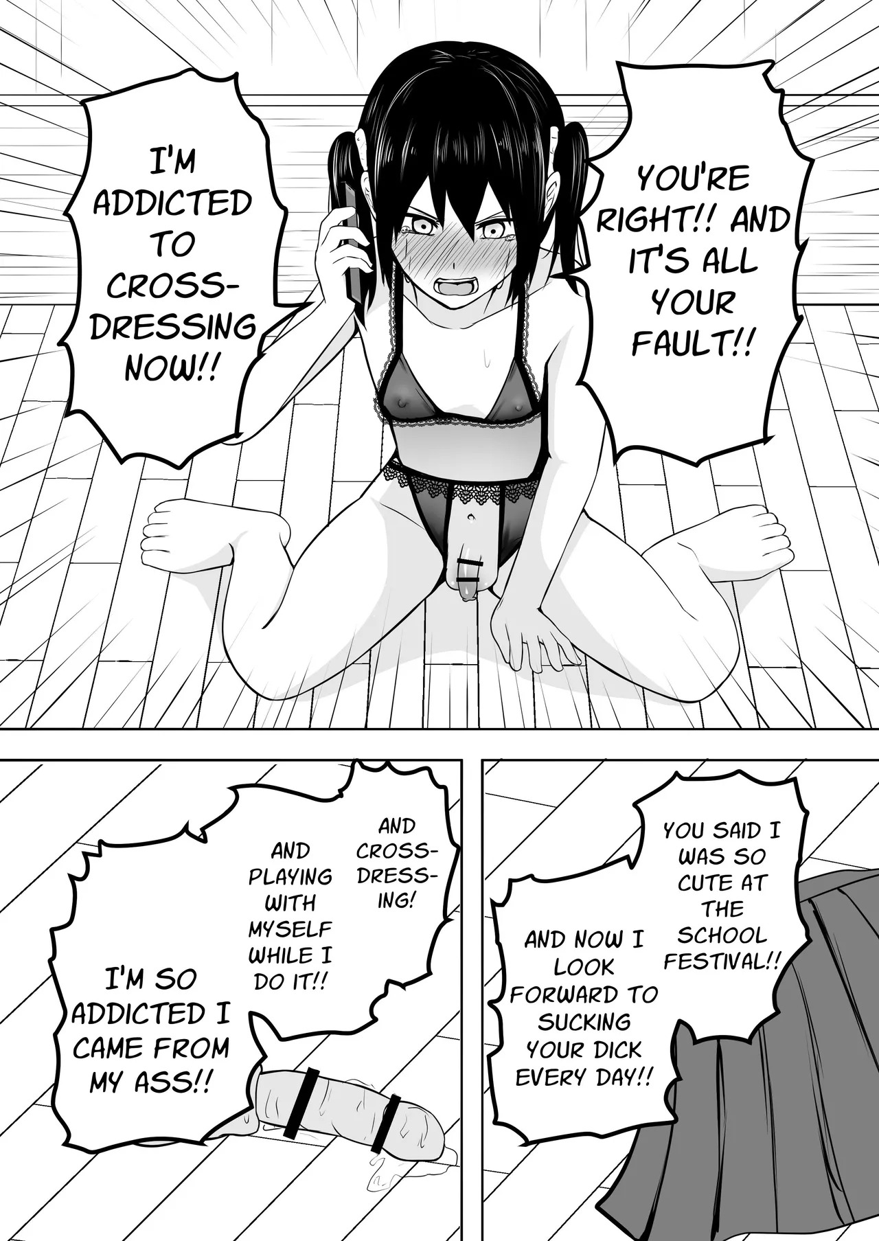[Natural one] I'm Not Hooked On Crossdressing! [Digital] - Page 16