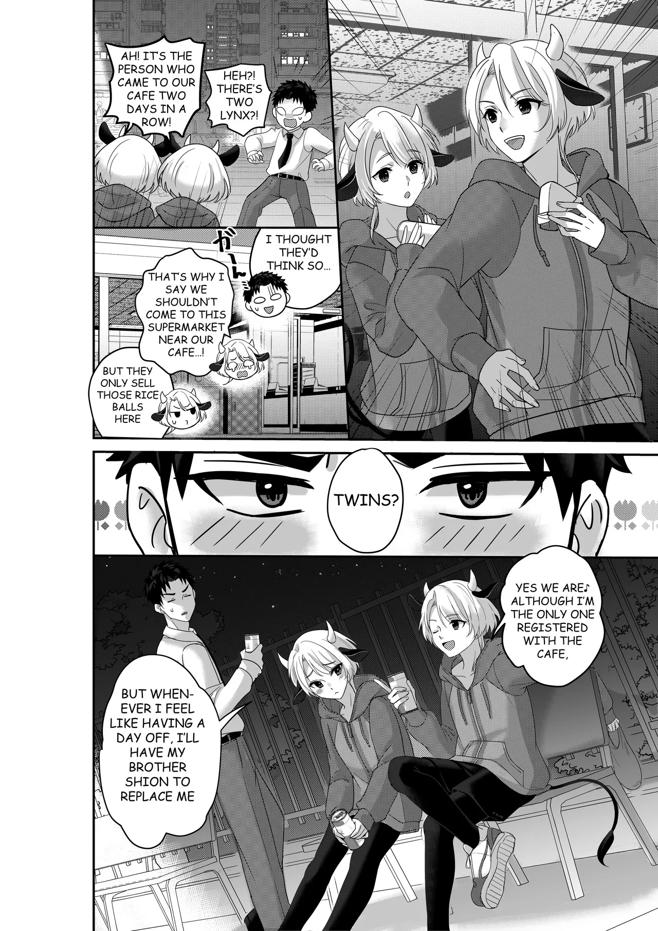 [Akagirenya (Kinokoyun)] WELCOME TO MILK BULLS CAFE PLEASE INDULGE TO THE TWIN MILK BULLS’ EXTRA THICK YET EROTIC MILK[Digital] - Page 15