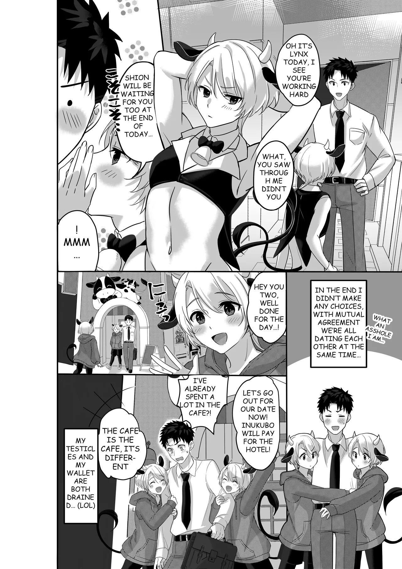 [Akagirenya (Kinokoyun)] WELCOME TO MILK BULLS CAFE PLEASE INDULGE TO THE TWIN MILK BULLS’ EXTRA THICK YET EROTIC MILK[Digital] - Page 33