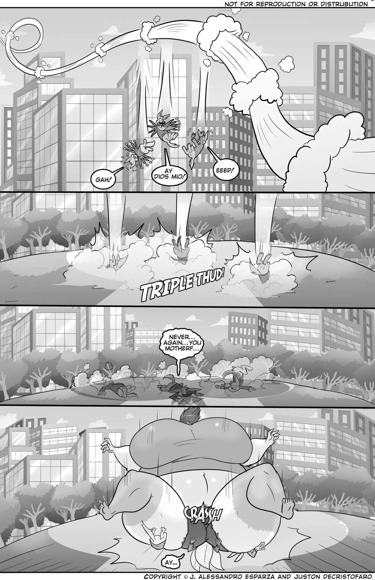 [GreyofPTA] Attack of the 50 foot Wolfette/Bindi vs. Busty Bird (pt. 2) - Page 49