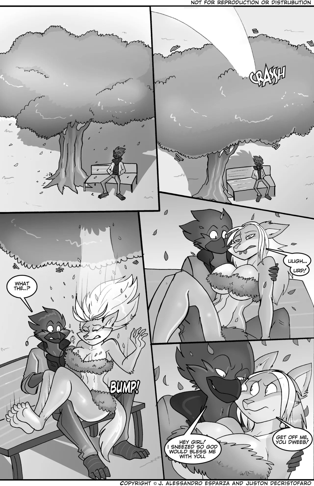 [GreyofPTA] Attack of the 50 foot Wolfette/Bindi vs. Busty Bird (pt. 2) - Page 55