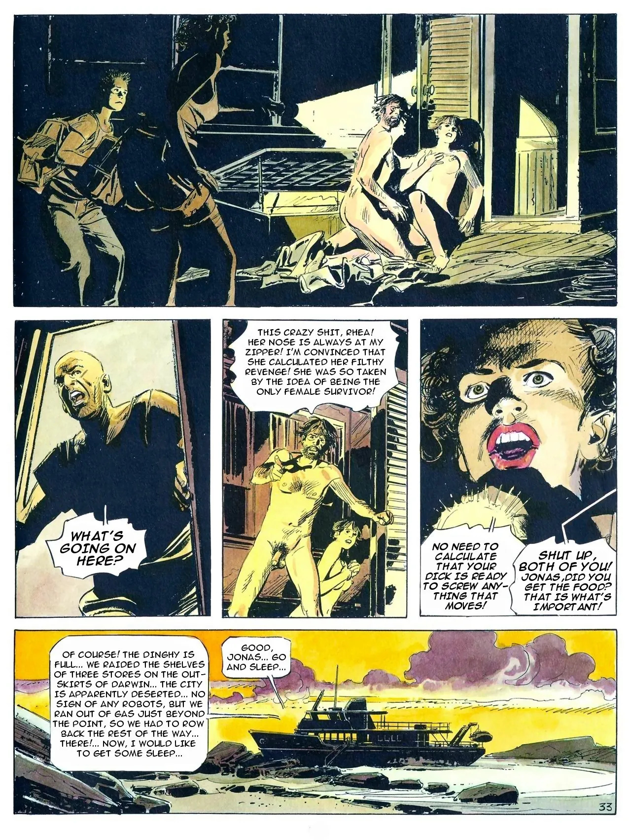The Survivor 03 [Paul Gillon] - Page 37