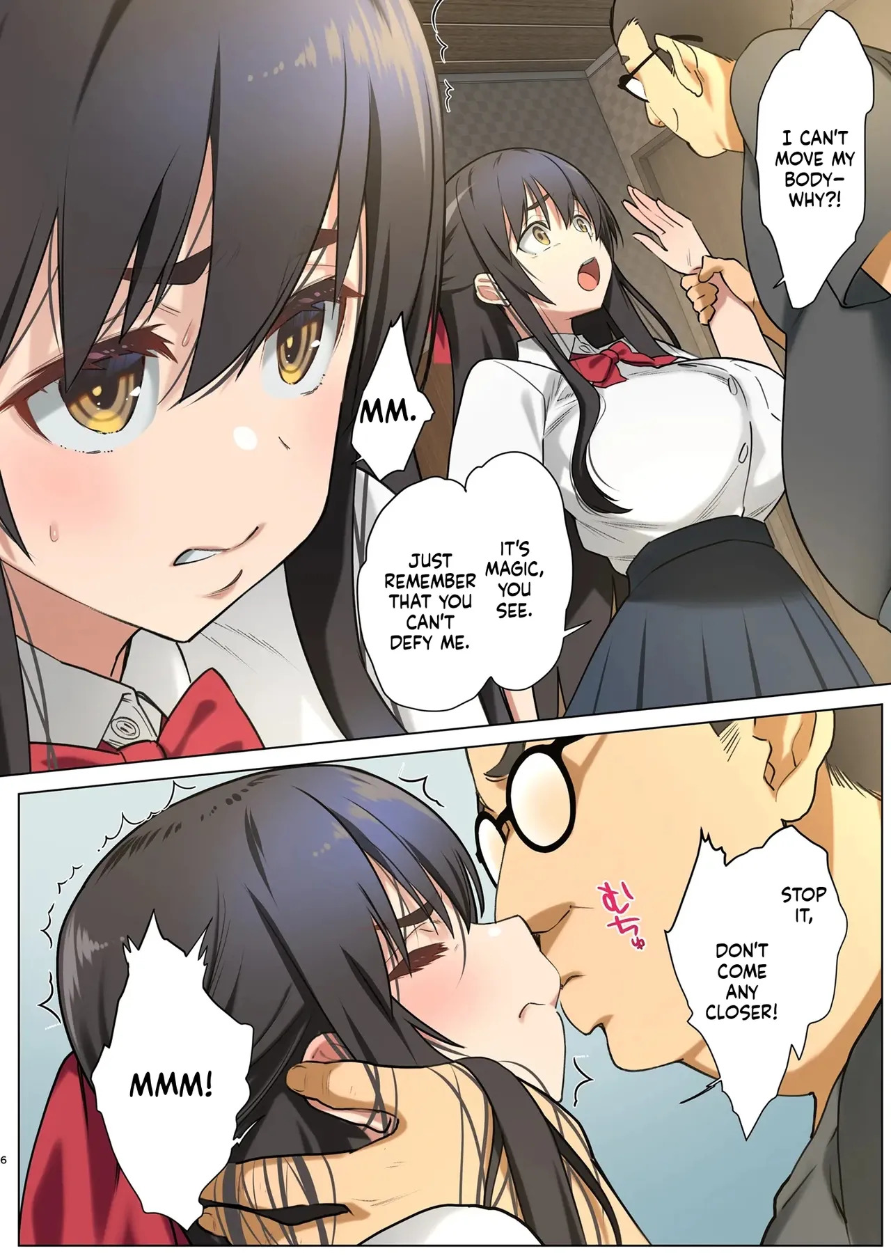 [Nama Cream Biyori (Nanase Meruchi)] Inma ni Natta Ore ga Majime Kyonyuu JK o Saimin H de Kairaku Ochisasete Mita | I, Now a Demon, Tried Hypnotizing a Big-Breasted High School Girl into Pleasure [English] [MTL] [Digital] - Page 5