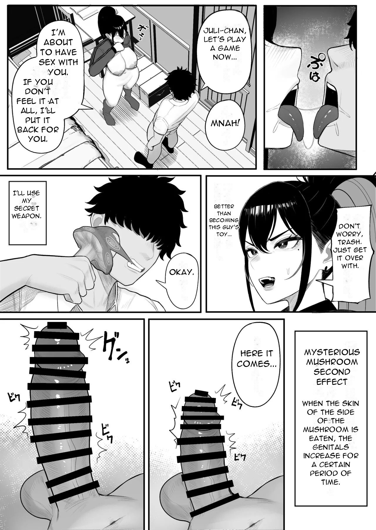 [Kurukuru] Sousa-kei Kinoko de Bakunyuu Yankee Get | I Got A Busty Delinquent Girl Using A Control-Type Mushroom [English] [DarklordMTLs] [Digital] - Page 21