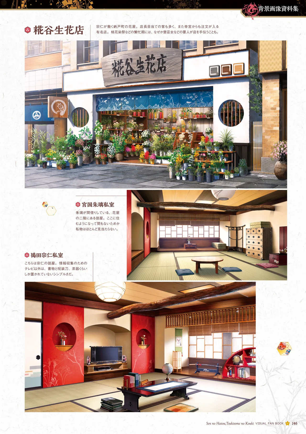 Sen no Hatou, Tsukisome no Kouki Visual Fanbook [Digital] - Page 147