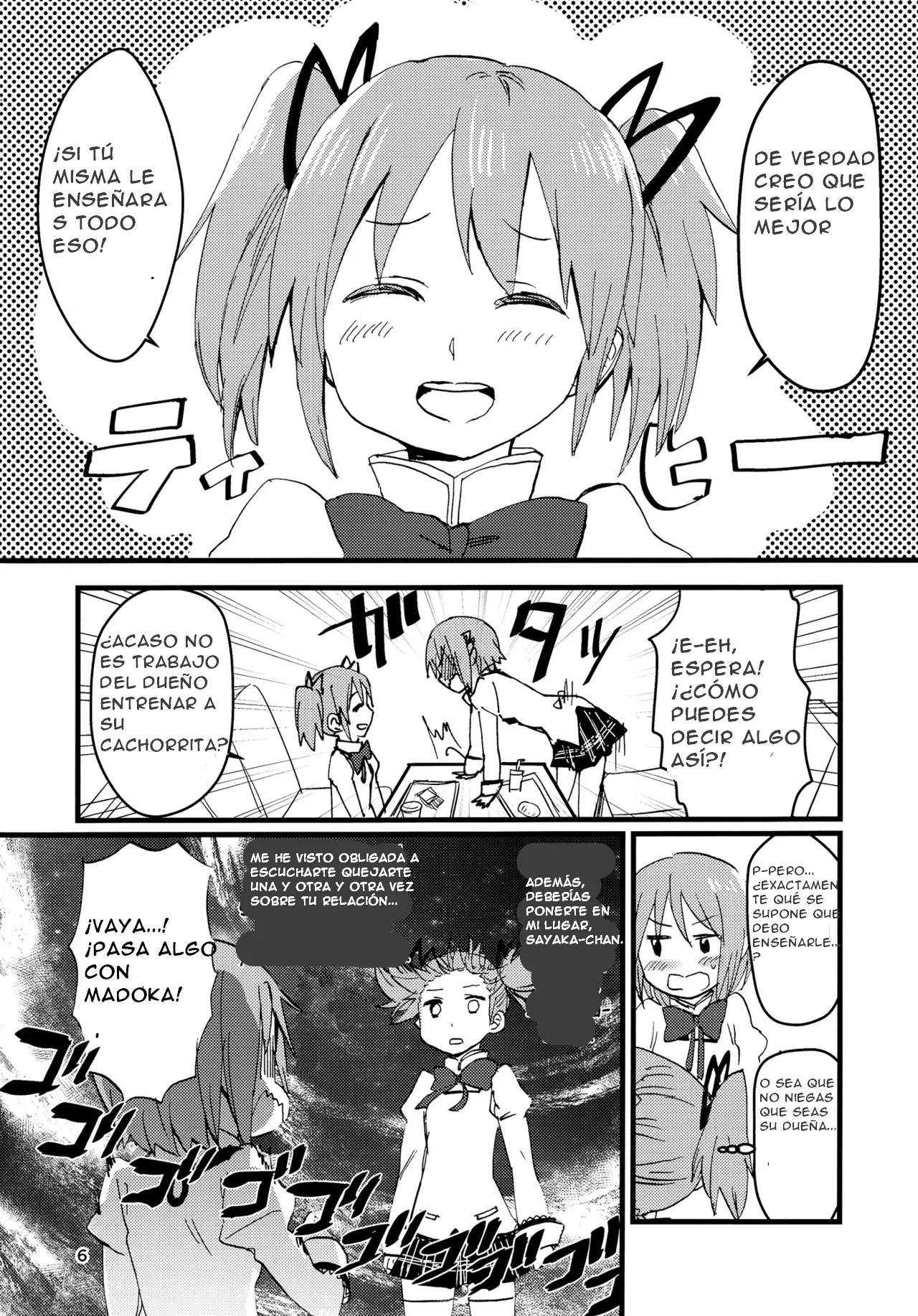 (C89) [Super Sentou (fukutarou)] Our Dreams Tonight Will Be Sweet (Puella Magi Madoka Magica) [SPANISH] [CristoferDeLosAndes] - Page 10