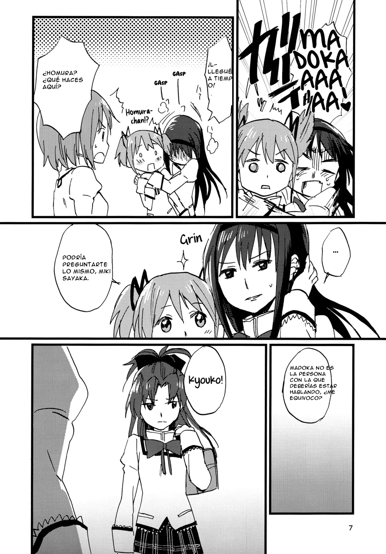 (C89) [Super Sentou (fukutarou)] Our Dreams Tonight Will Be Sweet (Puella Magi Madoka Magica) [SPANISH] [CristoferDeLosAndes] - Page 11