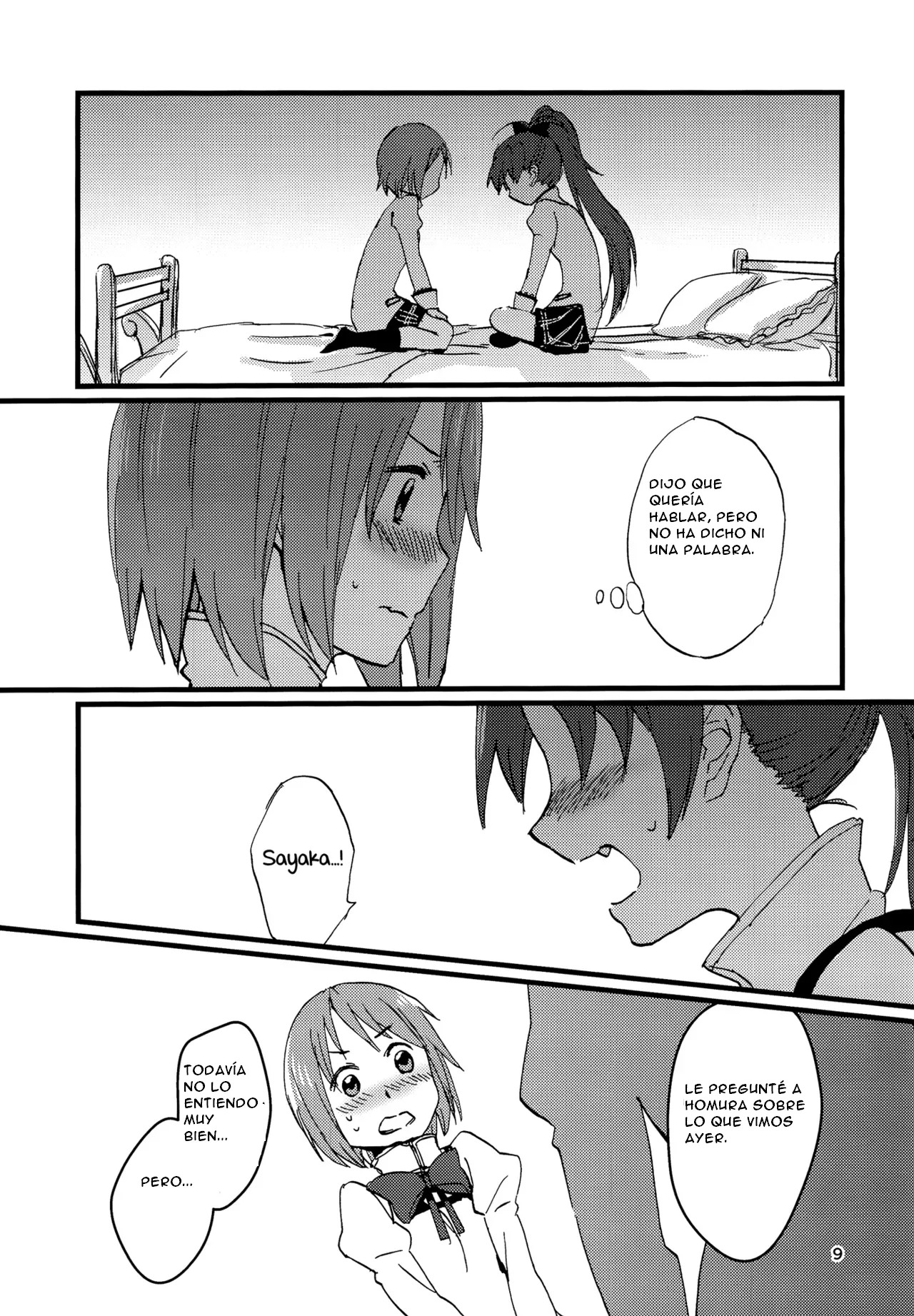 (C89) [Super Sentou (fukutarou)] Our Dreams Tonight Will Be Sweet (Puella Magi Madoka Magica) [SPANISH] [CristoferDeLosAndes] - Page 13