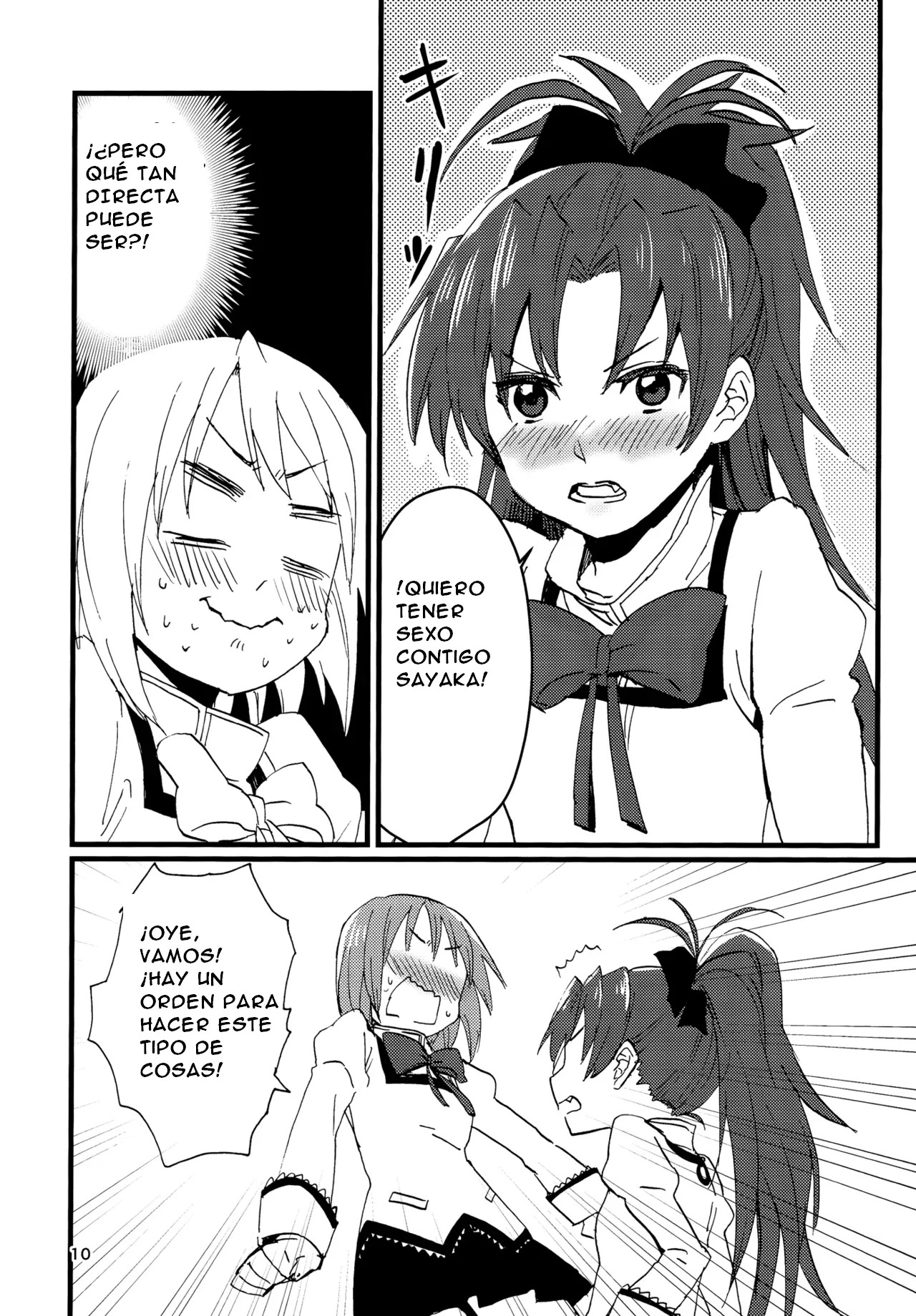 (C89) [Super Sentou (fukutarou)] Our Dreams Tonight Will Be Sweet (Puella Magi Madoka Magica) [SPANISH] [CristoferDeLosAndes] - Page 14