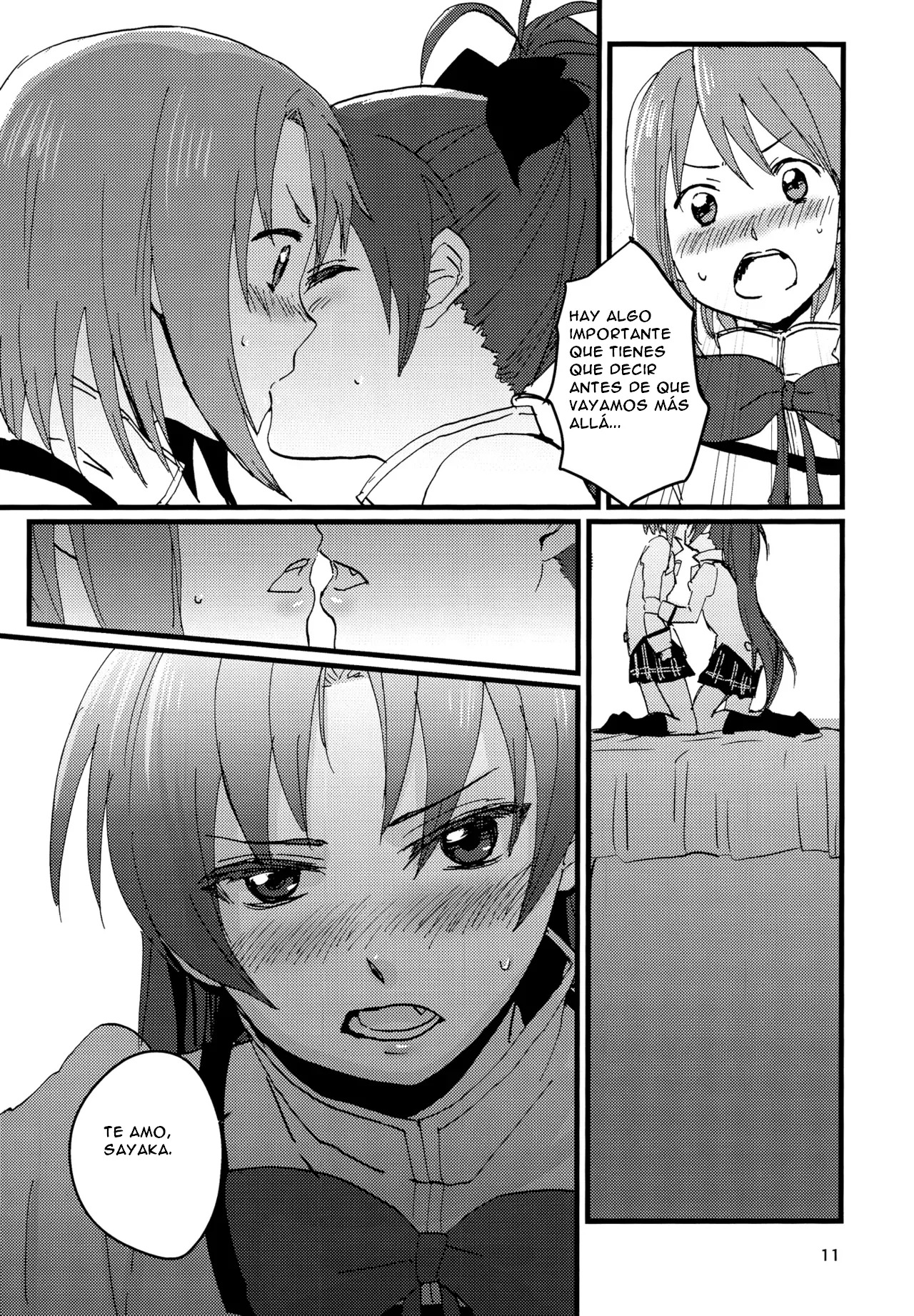 (C89) [Super Sentou (fukutarou)] Our Dreams Tonight Will Be Sweet (Puella Magi Madoka Magica) [SPANISH] [CristoferDeLosAndes] - Page 15