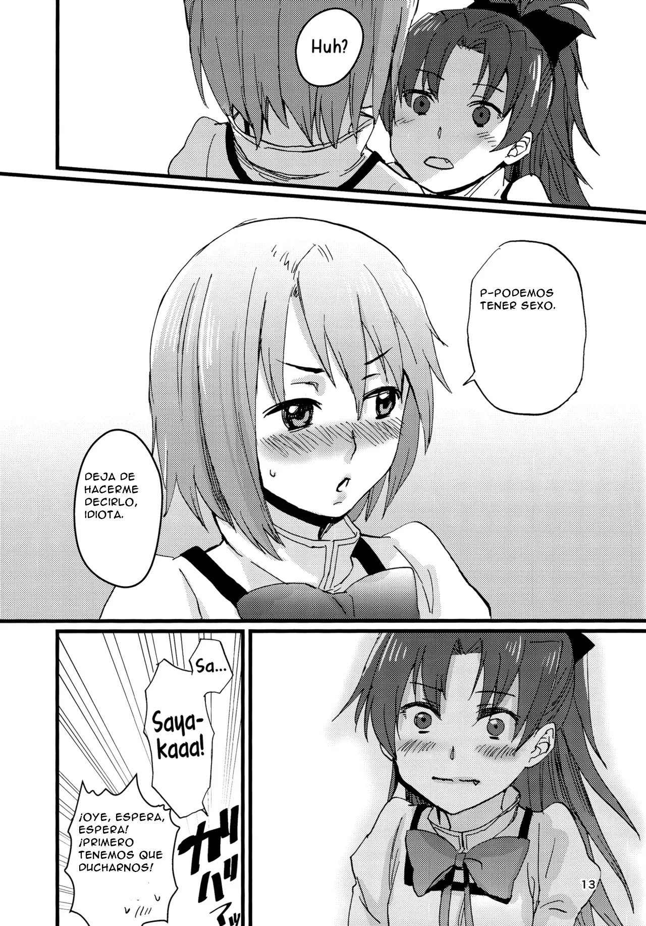 (C89) [Super Sentou (fukutarou)] Our Dreams Tonight Will Be Sweet (Puella Magi Madoka Magica) [SPANISH] [CristoferDeLosAndes] - Page 17