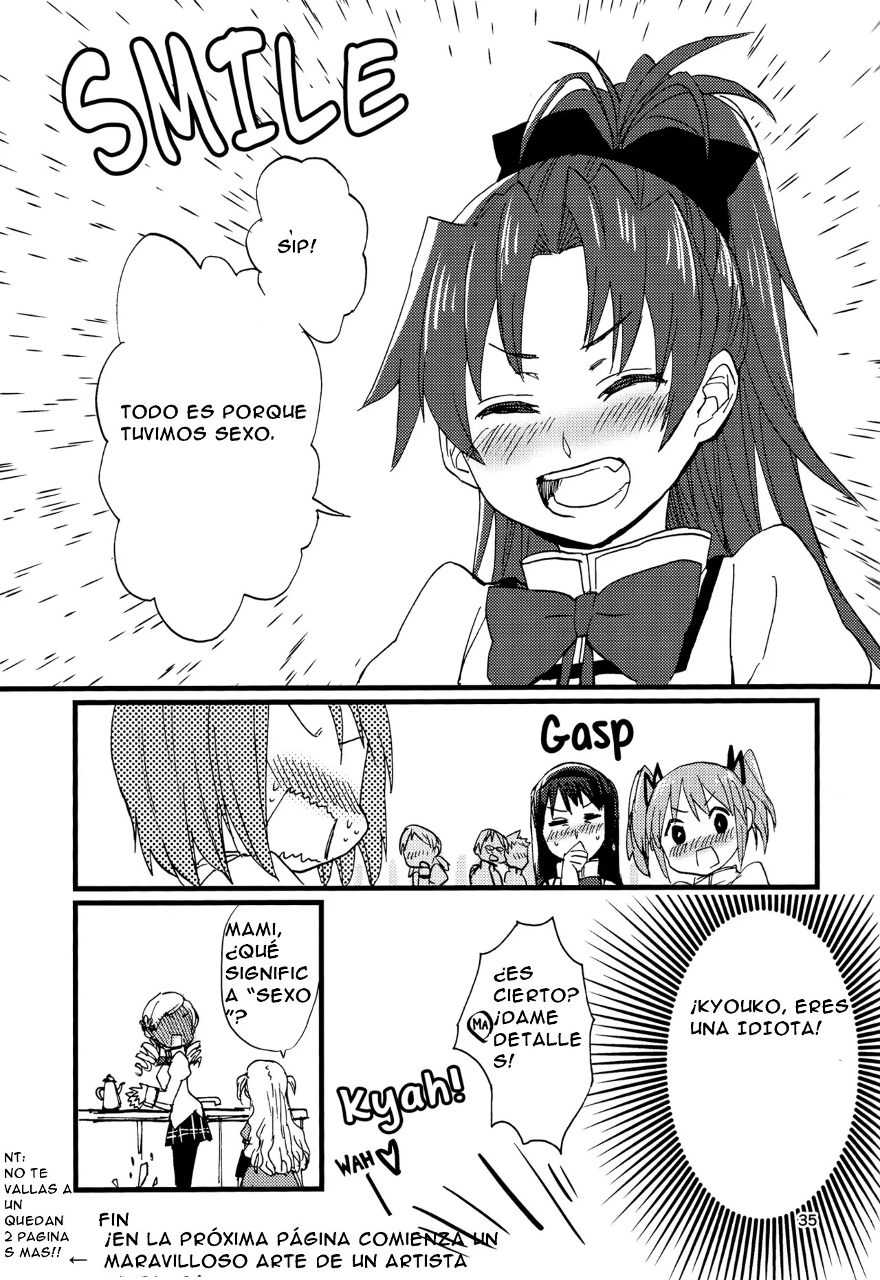(C89) [Super Sentou (fukutarou)] Our Dreams Tonight Will Be Sweet (Puella Magi Madoka Magica) [SPANISH] [CristoferDeLosAndes] - Page 39