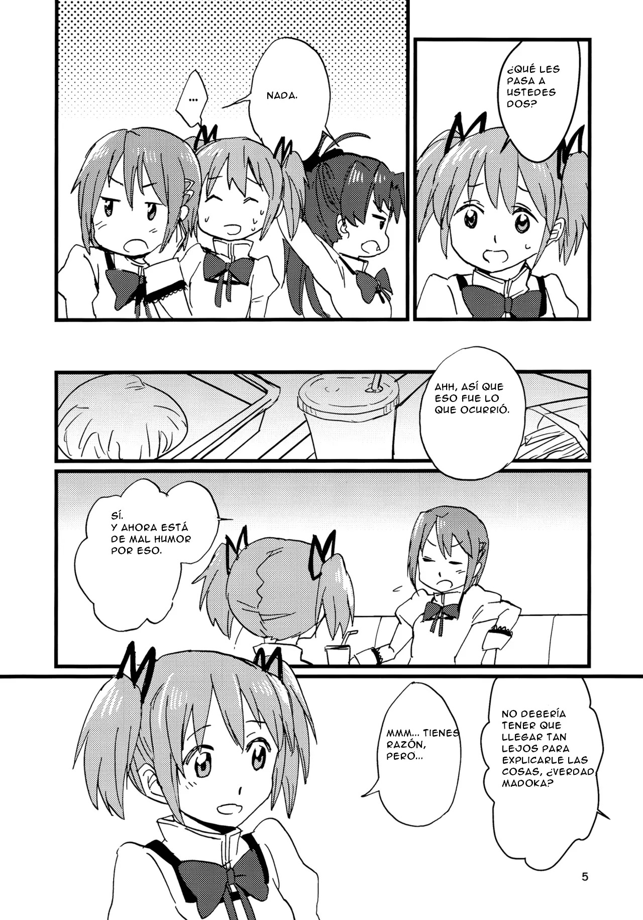 (C89) [Super Sentou (fukutarou)] Our Dreams Tonight Will Be Sweet (Puella Magi Madoka Magica) [SPANISH] [CristoferDeLosAndes] - Page 9