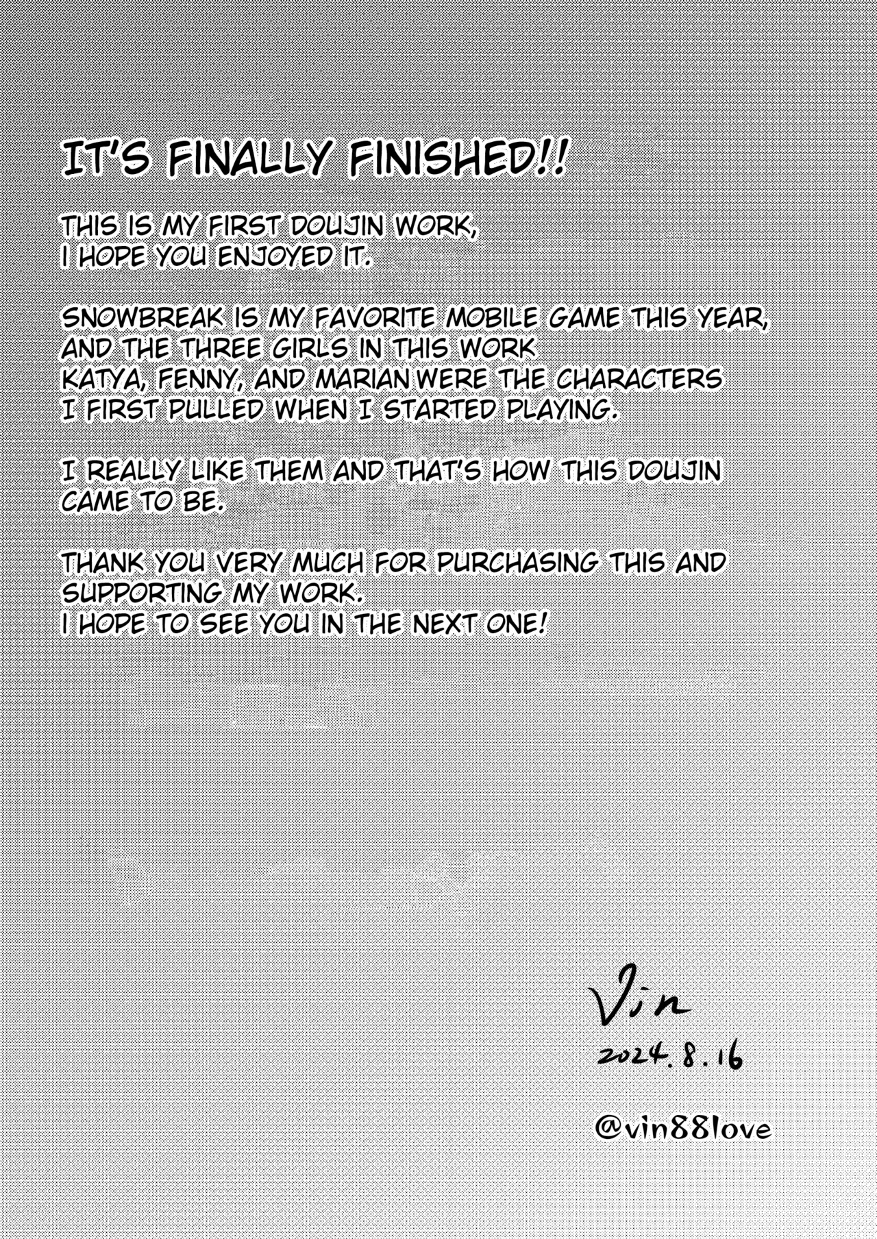 [Vin's Art] Snowbreak: Suppressed Desires ~S○OWBREAK HAREM BASE (Snowbreak: Containment Zone) [English] - Page 28