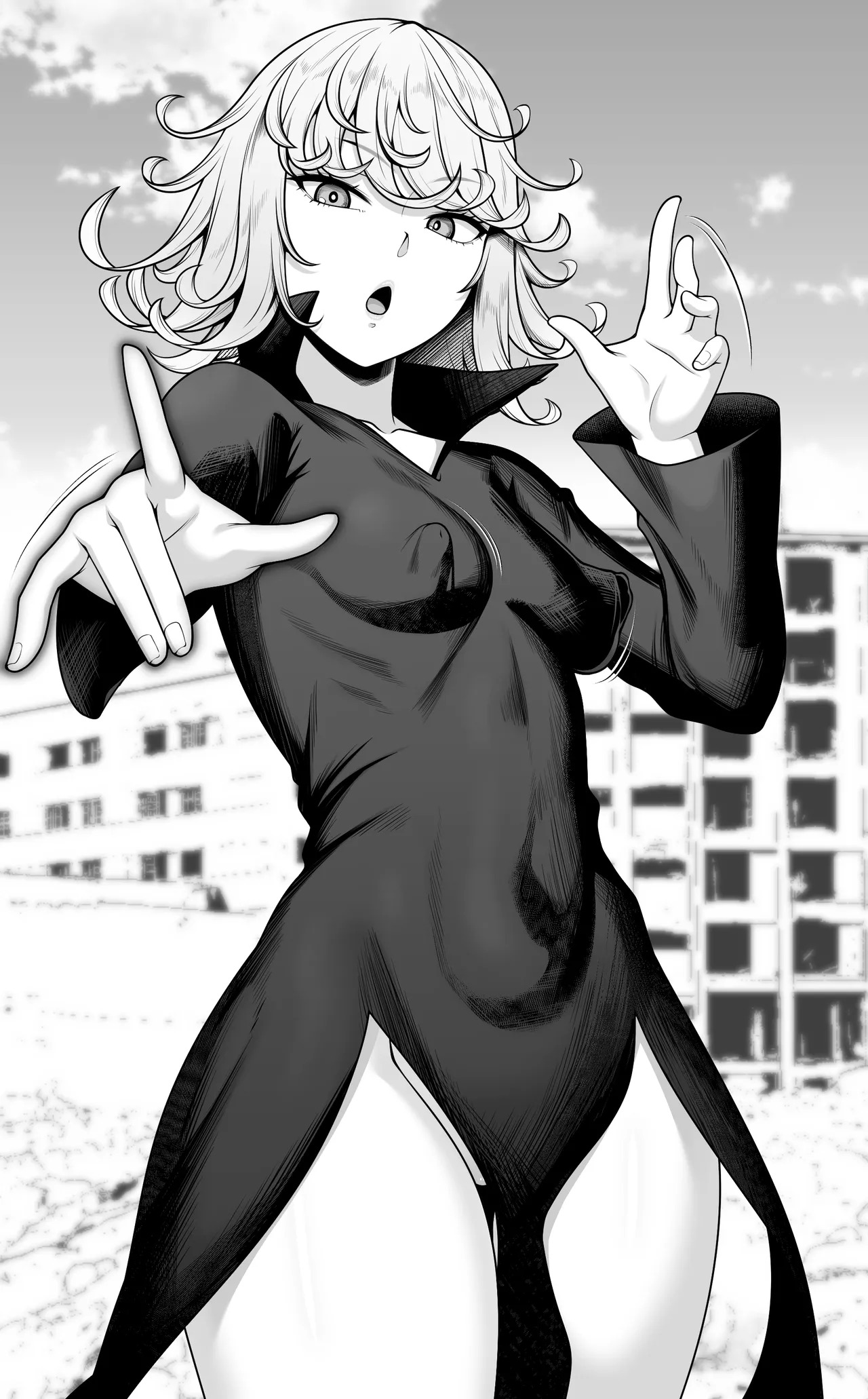 [青ばなな] ワンパンマン 戦慄のタツマキ 母乳噴射アクメ (ワンパンマン) - Page 14