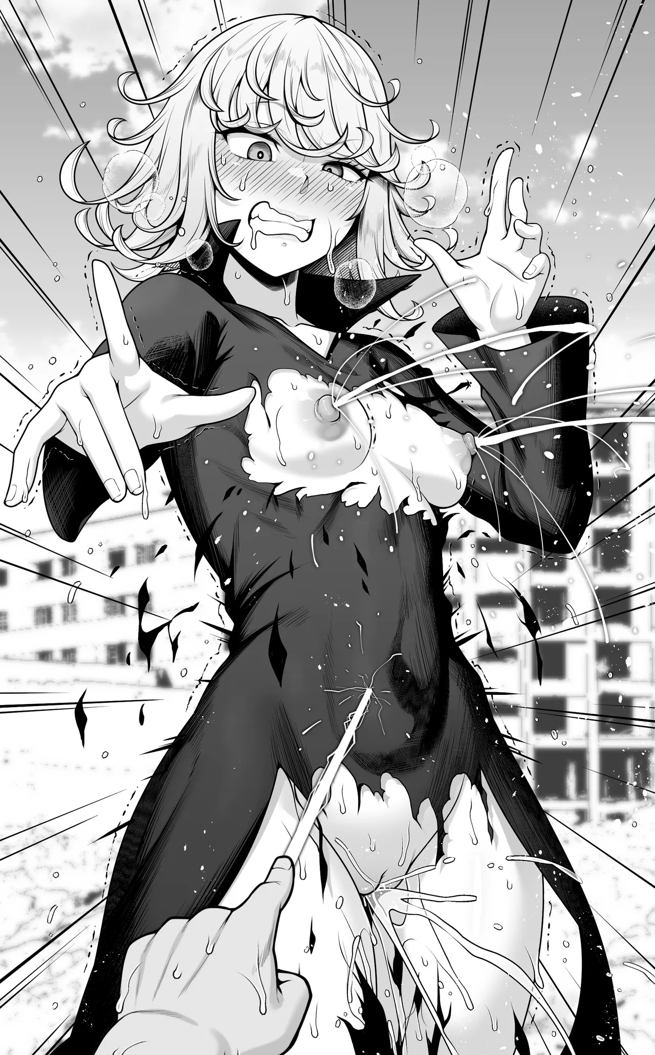 [青ばなな] ワンパンマン 戦慄のタツマキ 母乳噴射アクメ (ワンパンマン) - Page 15