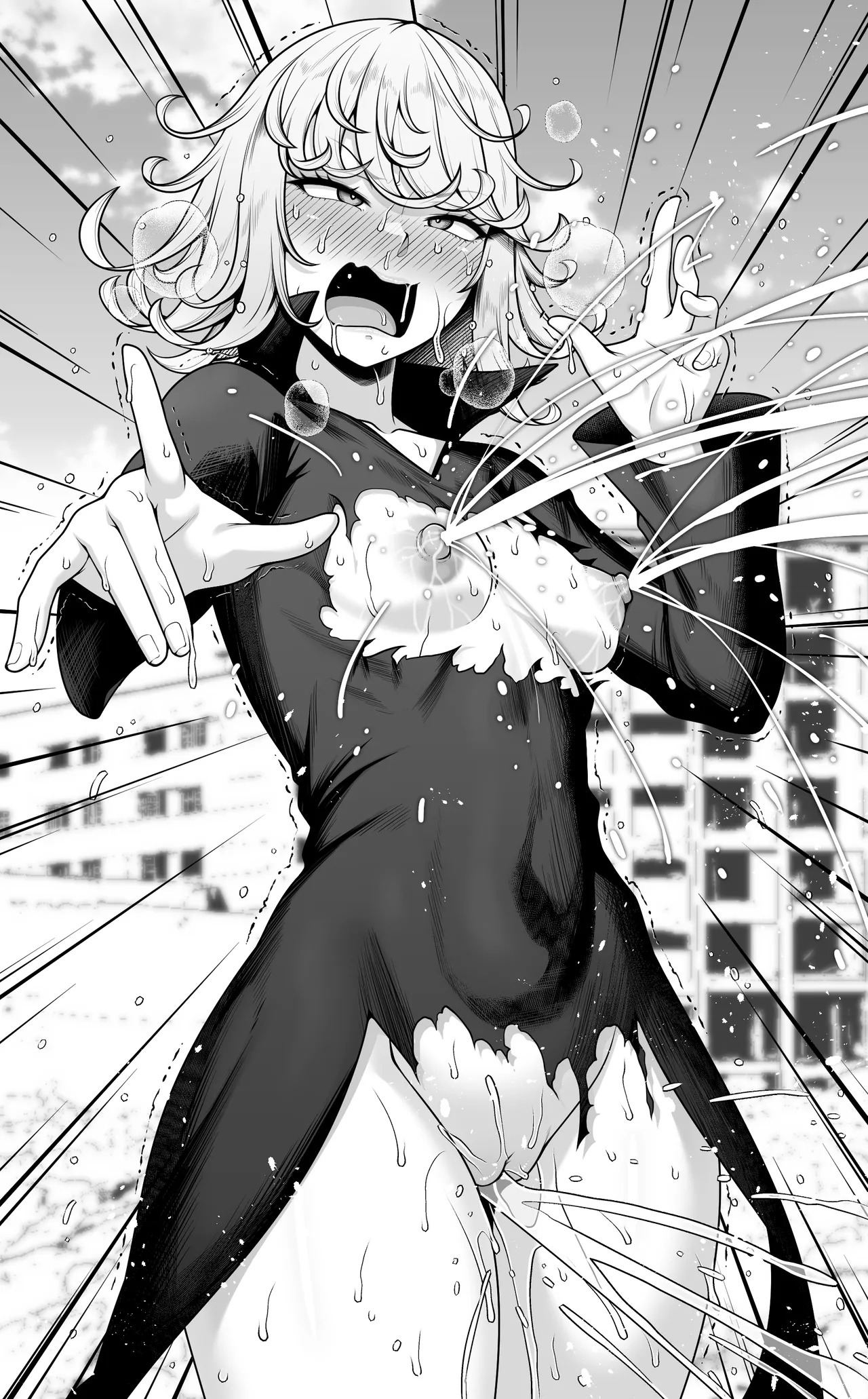 [青ばなな] ワンパンマン 戦慄のタツマキ 母乳噴射アクメ (ワンパンマン) - Page 16
