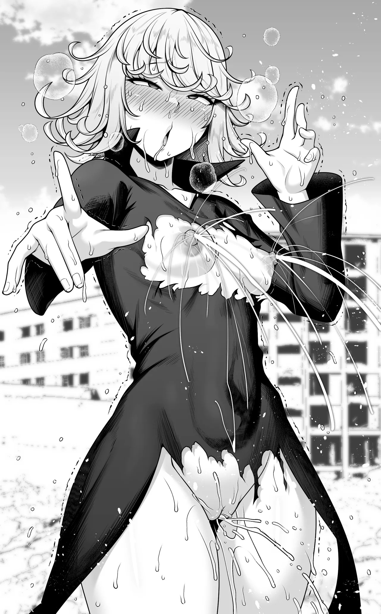 [青ばなな] ワンパンマン 戦慄のタツマキ 母乳噴射アクメ (ワンパンマン) - Page 17