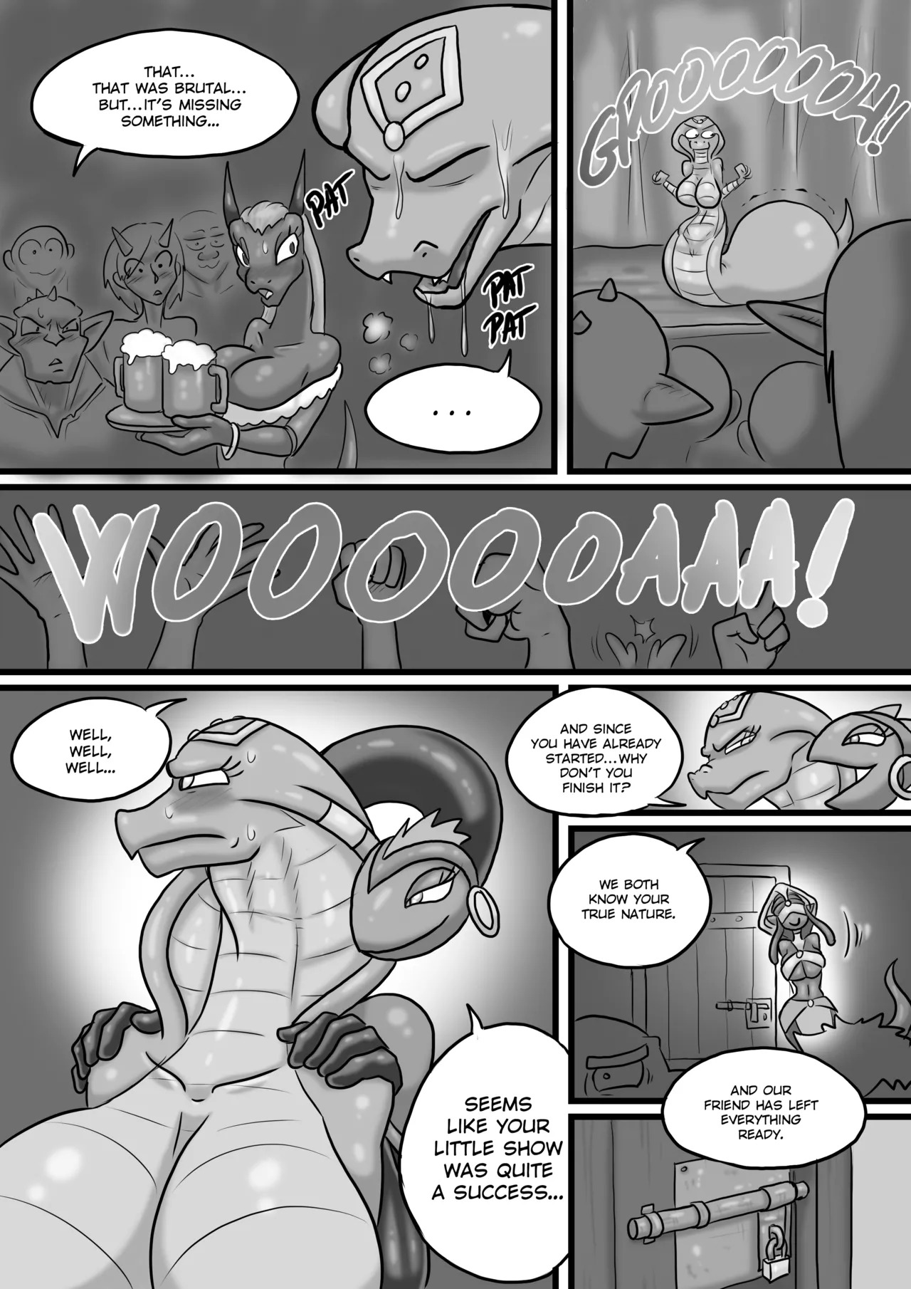 [Natsumemetalsonic] Voracious Quest Cobra Lamia (Color/Black & White) - Page 25
