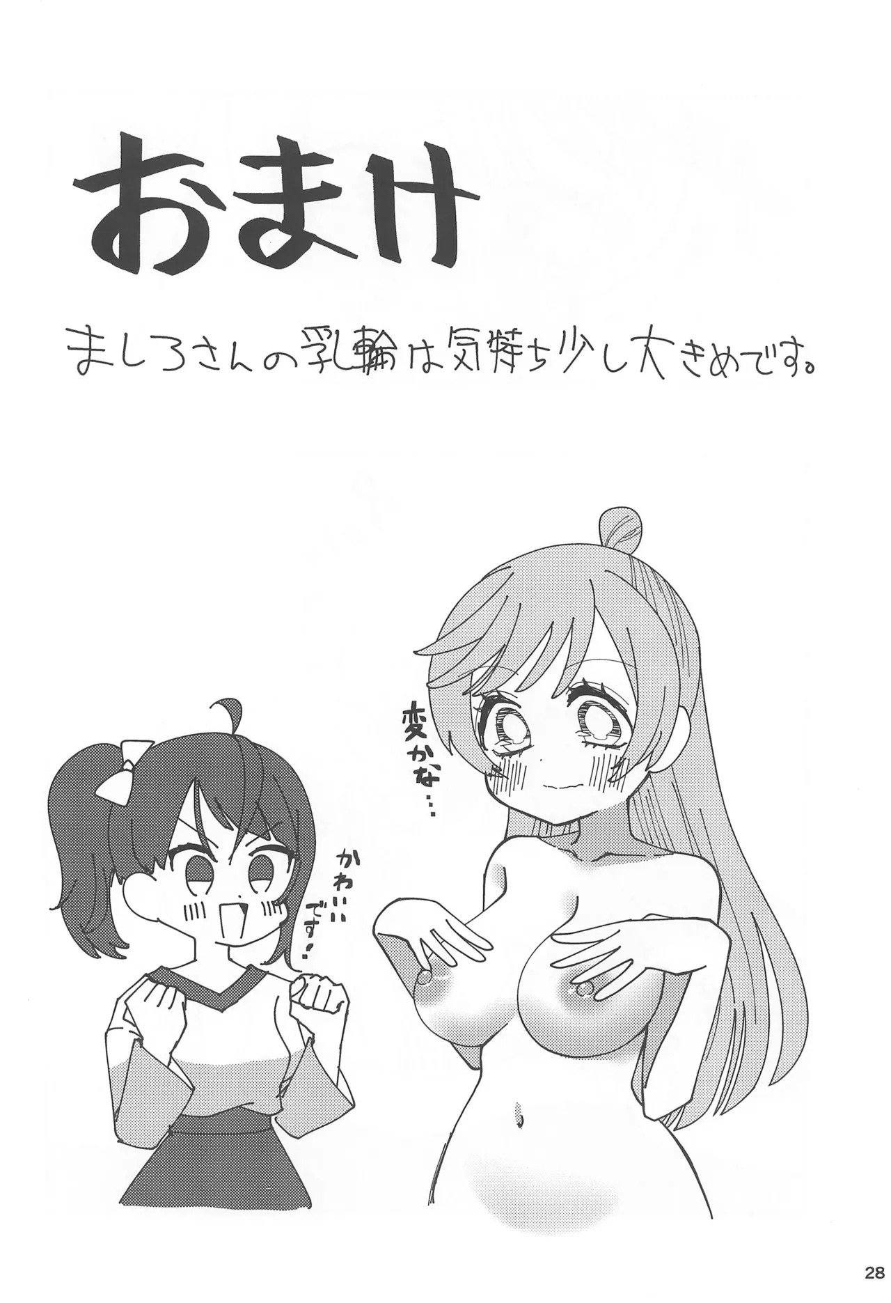 (C102) [Tim Pam Pon Pam (Tsubura Kei)] Ai de Ai de Bisque Doll (Hirogaru Sky! Precure) - Page 28