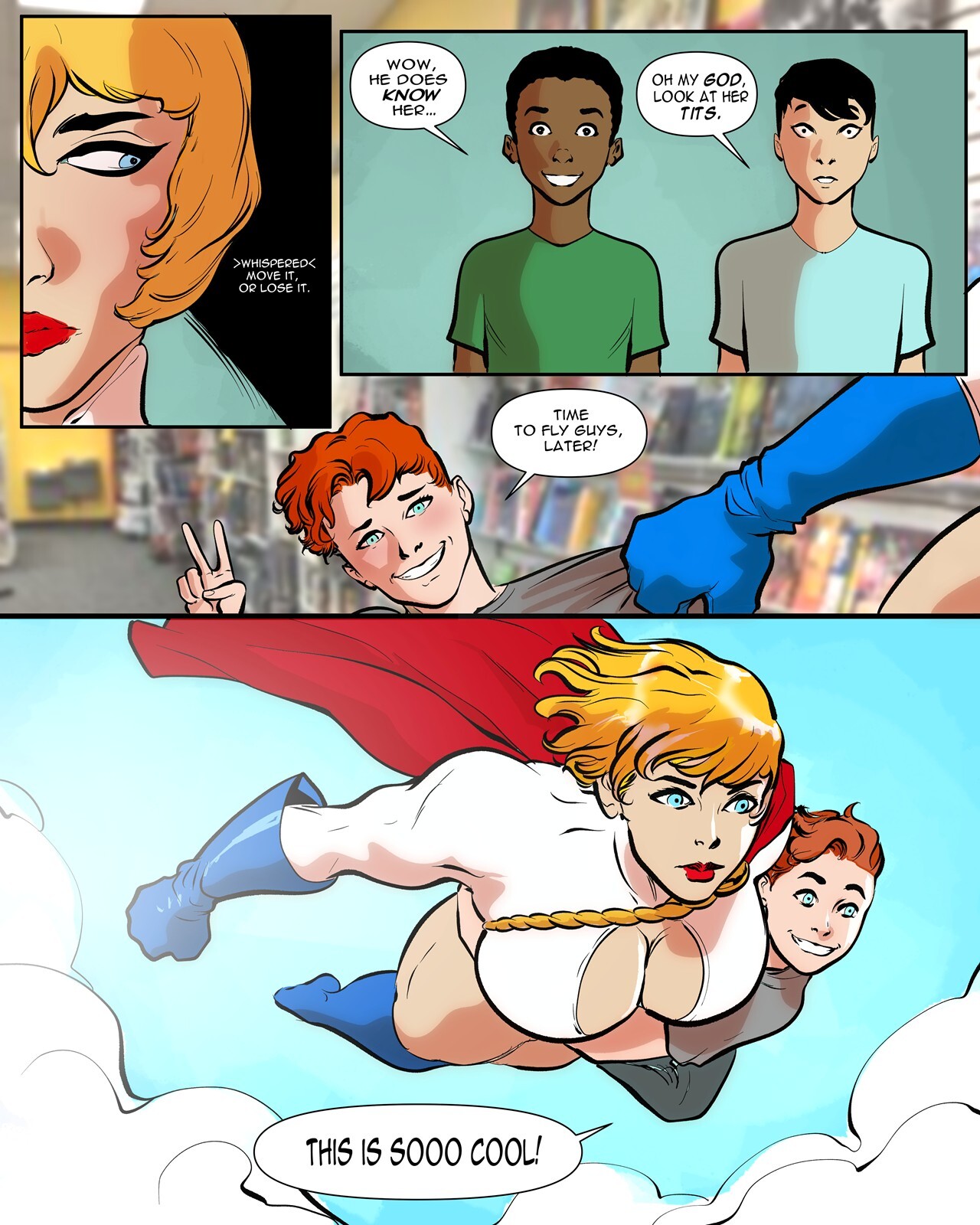 [Metrinome] Power Girl Blackmailed (DC Comics) - Page 11