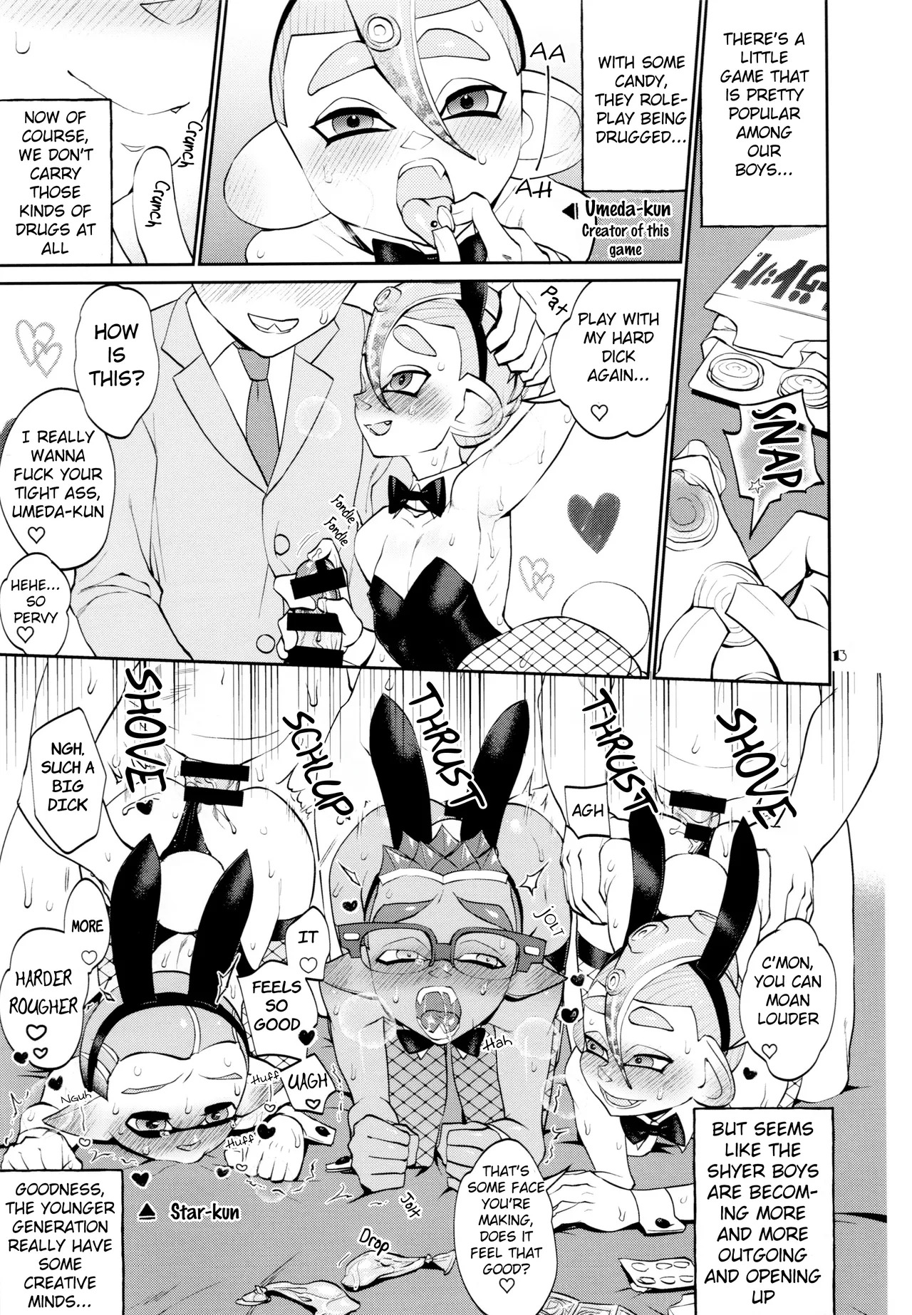 (ALL STAR 9) [Konmayo Mura (Souzai Pan)] Bunny Squid's Dirty Shop (Splatoon) [English] - Page 12