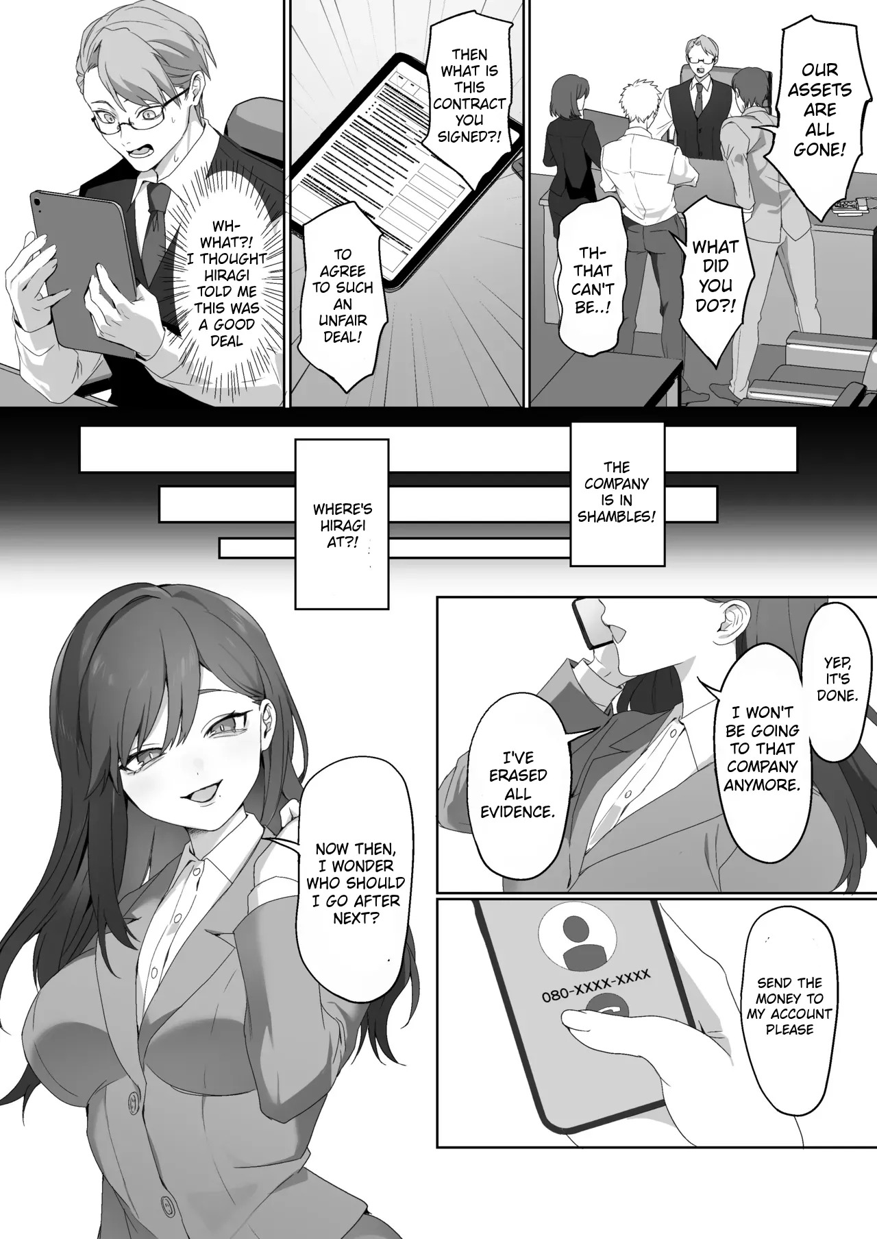[Dokutoku no M (Himino)] Shachou Hisho Hiiragi -The setretary has a secret- (M-o Muke Zasshifuu Doujinshi Dokutoku no Magazine Vol. 15) [English] - Page 10