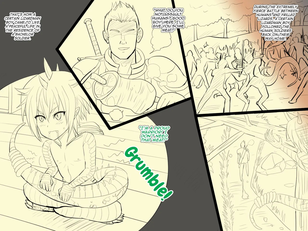 [Azi Dahaka] Monshota no Hanayome Ningen to Gachi Koubi de Mesu Ochi Suru Mamono Shounen [English] [mysterymeat3] - Page 27