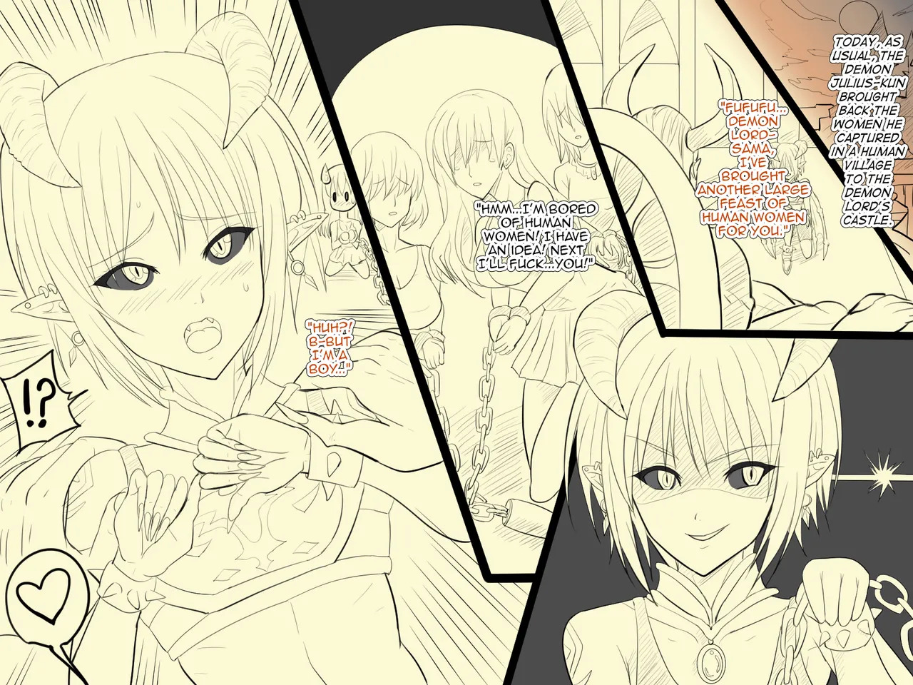 [Azi Dahaka] Monshota no Hanayome Ningen to Gachi Koubi de Mesu Ochi Suru Mamono Shounen [English] [mysterymeat3] - Page 47