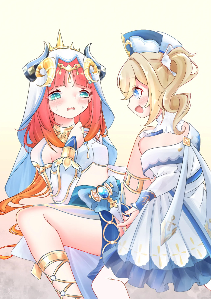 [YurulomI] Barbara x Nilou
