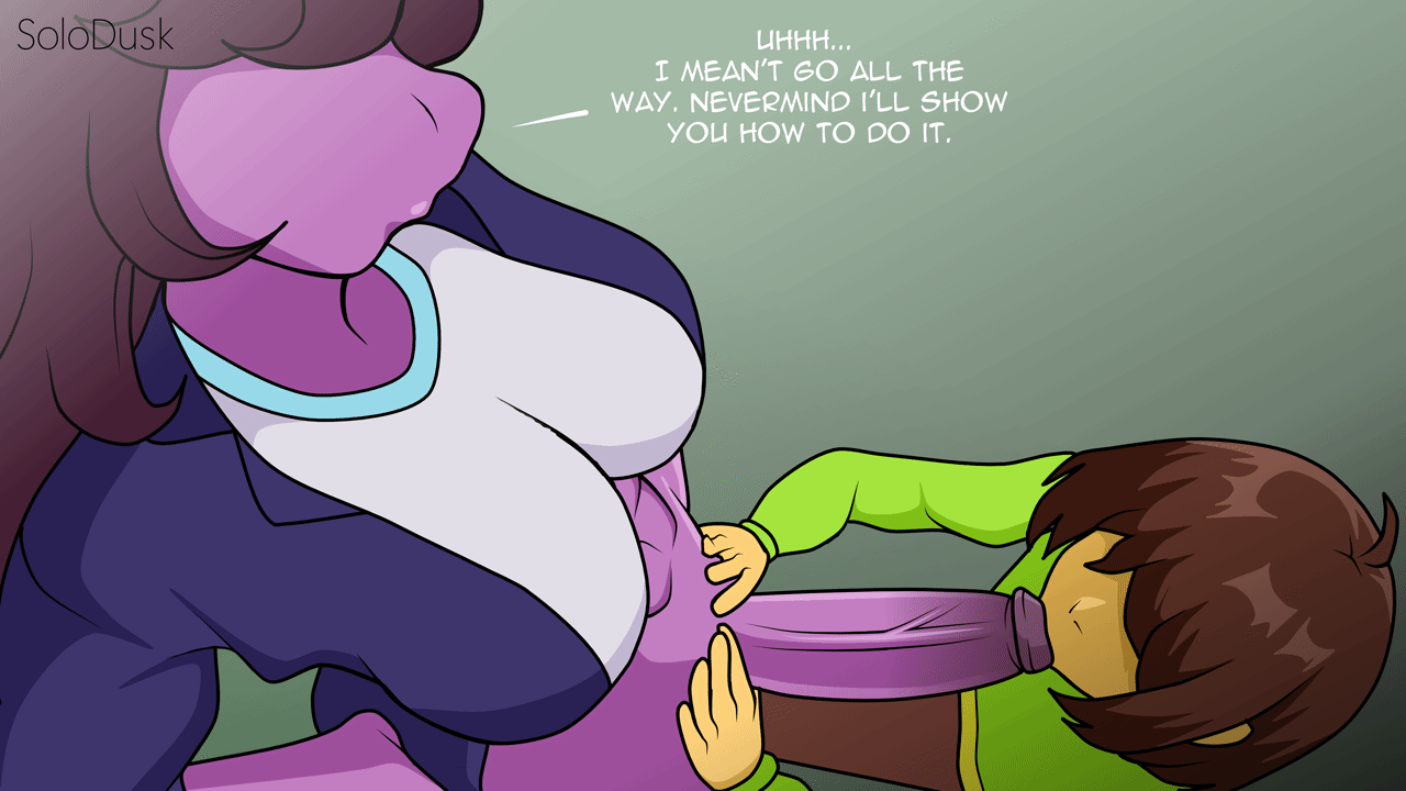 [SoloDusk] Susie(Futa) X Kris - "Just you and me,Nerd!" (DeltaRune - Animated) - Page 3