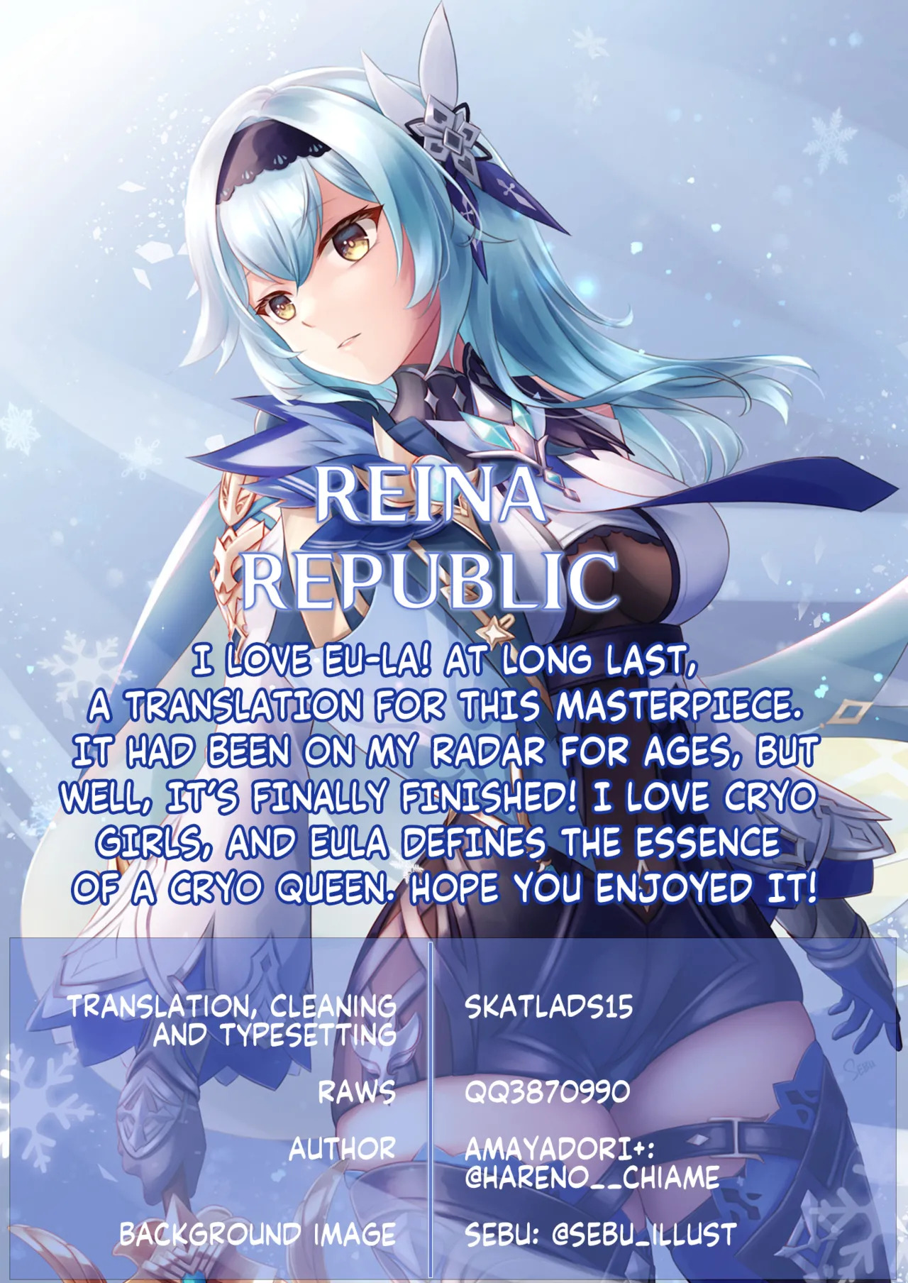 (C101) Eula no Konin | Eula's Wedding (Genshin Impact) [English] [ReinaRepublic] - Page 29