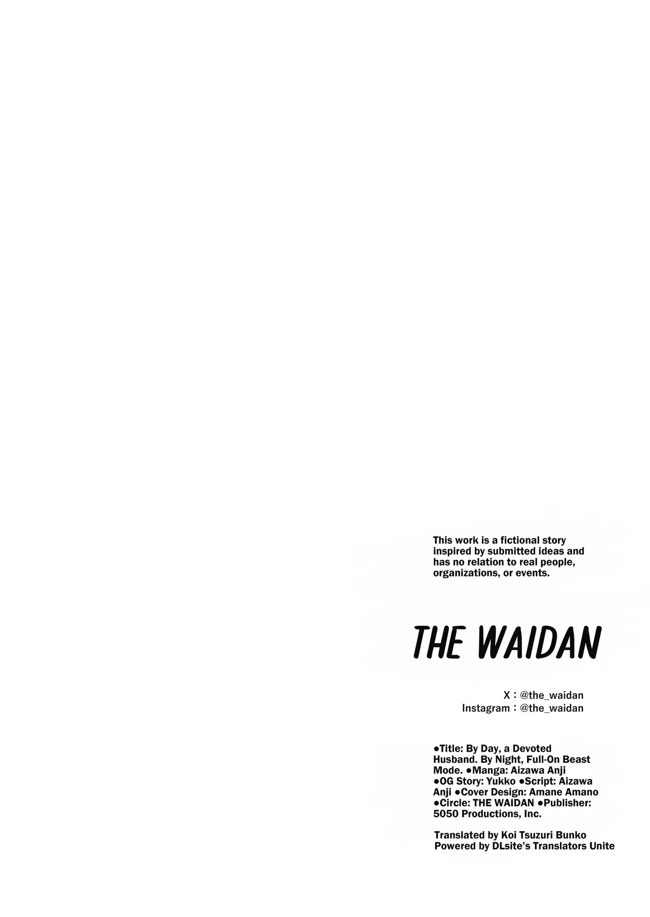 [THE Waidan (Aizawa Anji)] By Day, a Devoted Husband. By Night, Full-On Beast Mode [English] - Page 90