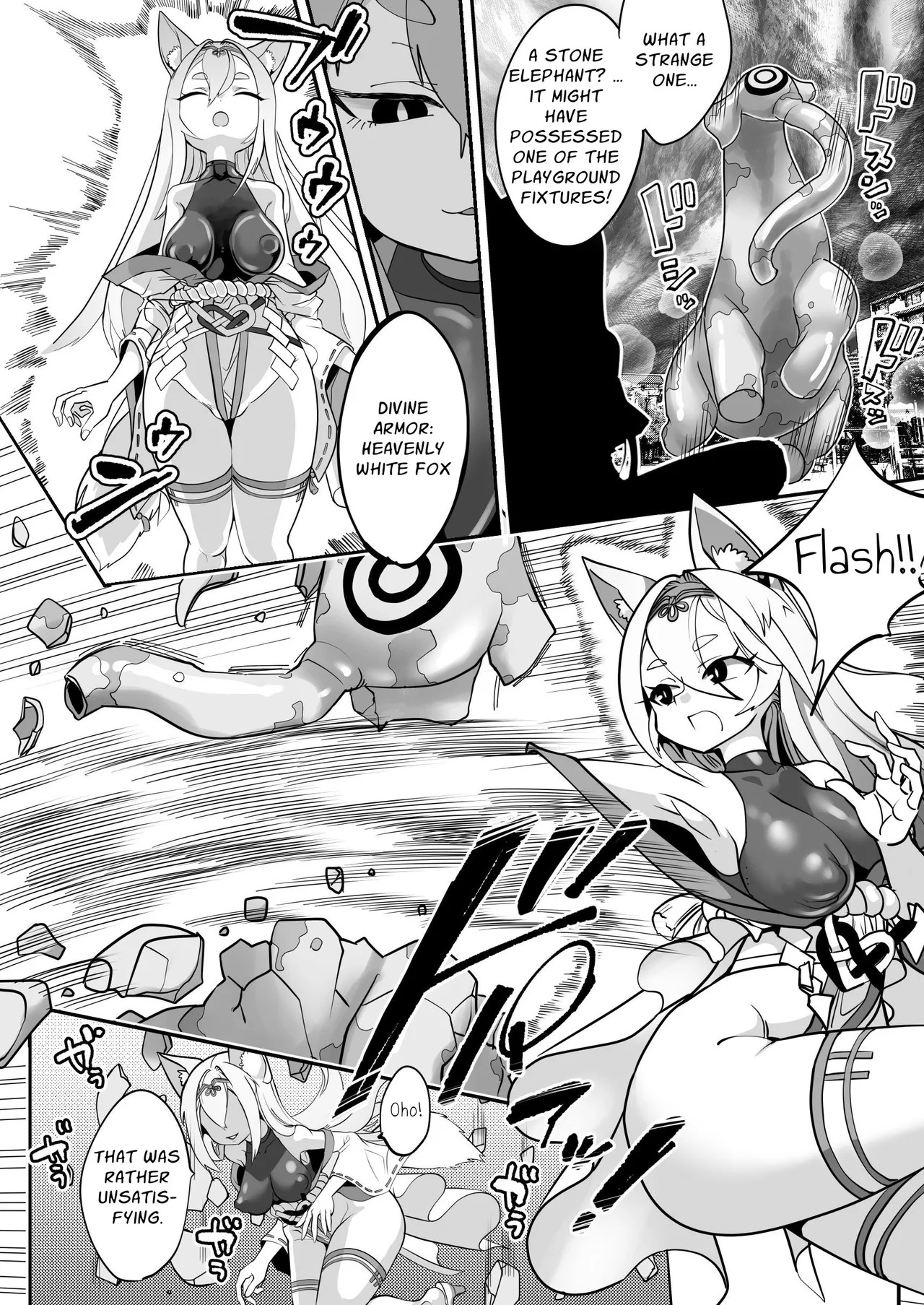 [Shimanami] Mahou Shoujo Gingitsune Ecchi na Stamp Rally de Sekika Chuudoku!! | Magical Girl Silverfox ~Erotic Stamp Rally Petrifaction Addiction!!~ [English] [Penguin Piper] [Digital] - Page 12