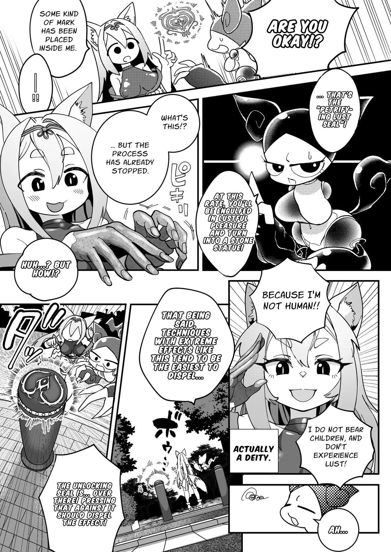 [Shimanami] Mahou Shoujo Gingitsune Ecchi na Stamp Rally de Sekika Chuudoku!! | Magical Girl Silverfox ~Erotic Stamp Rally Petrifaction Addiction!!~ [English] [Penguin Piper] [Digital] - Page 15