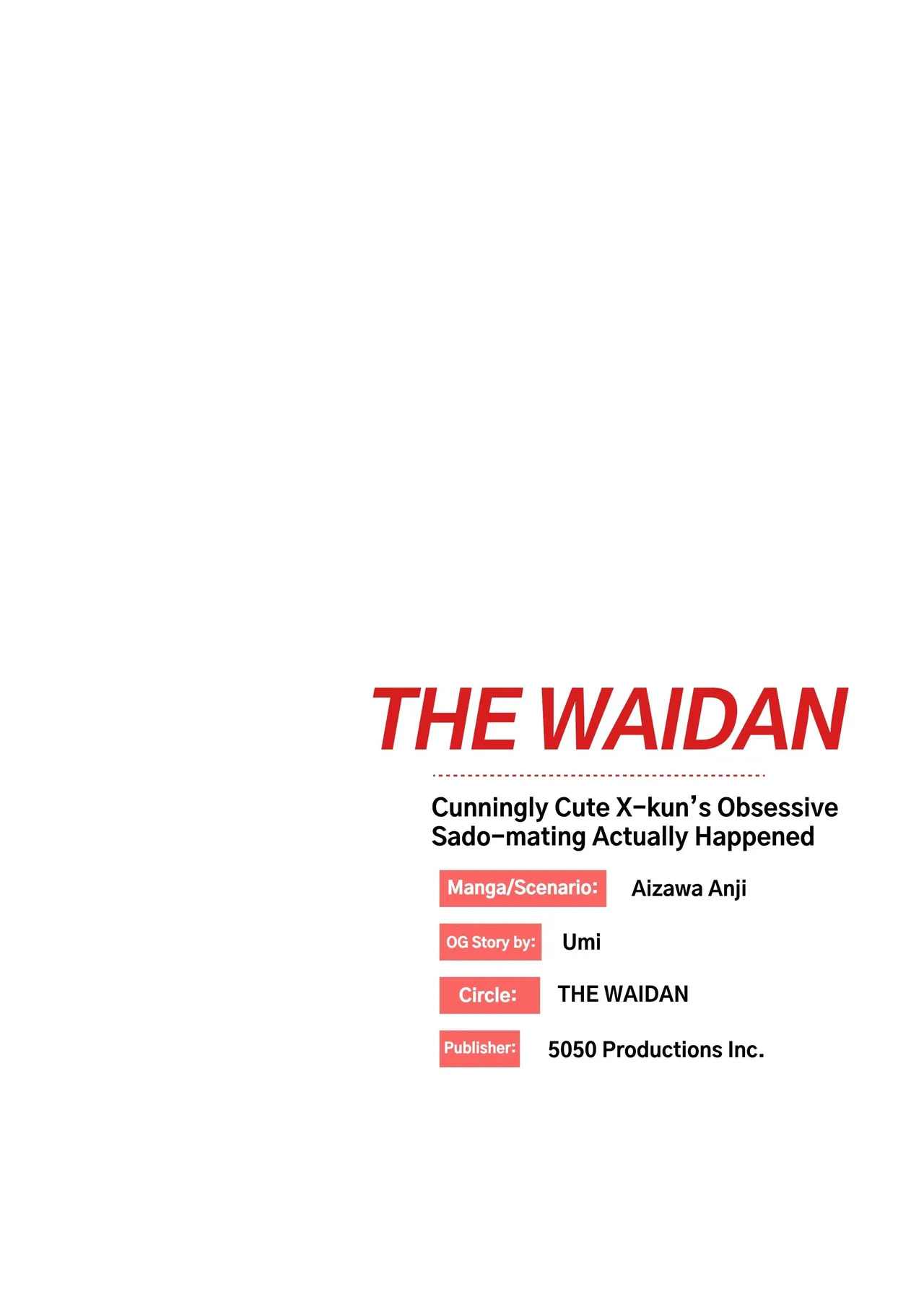 [THE Waidan (Aizawa Anji)] Azato Kawaii X-kun no Shuuchaku Sado Koubi wa Honmono desu | Cunningly Cute X-kun's Obsessive Sado-mating Actually Happened [English] - Page 48