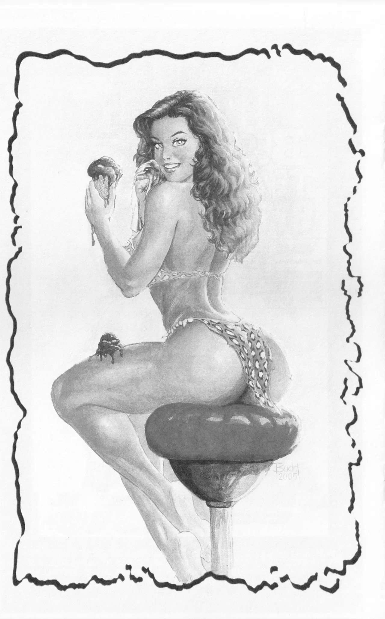 [Budd Root] Cavewoman & Fiends - A Sketchbook By Budd Root - Page 17