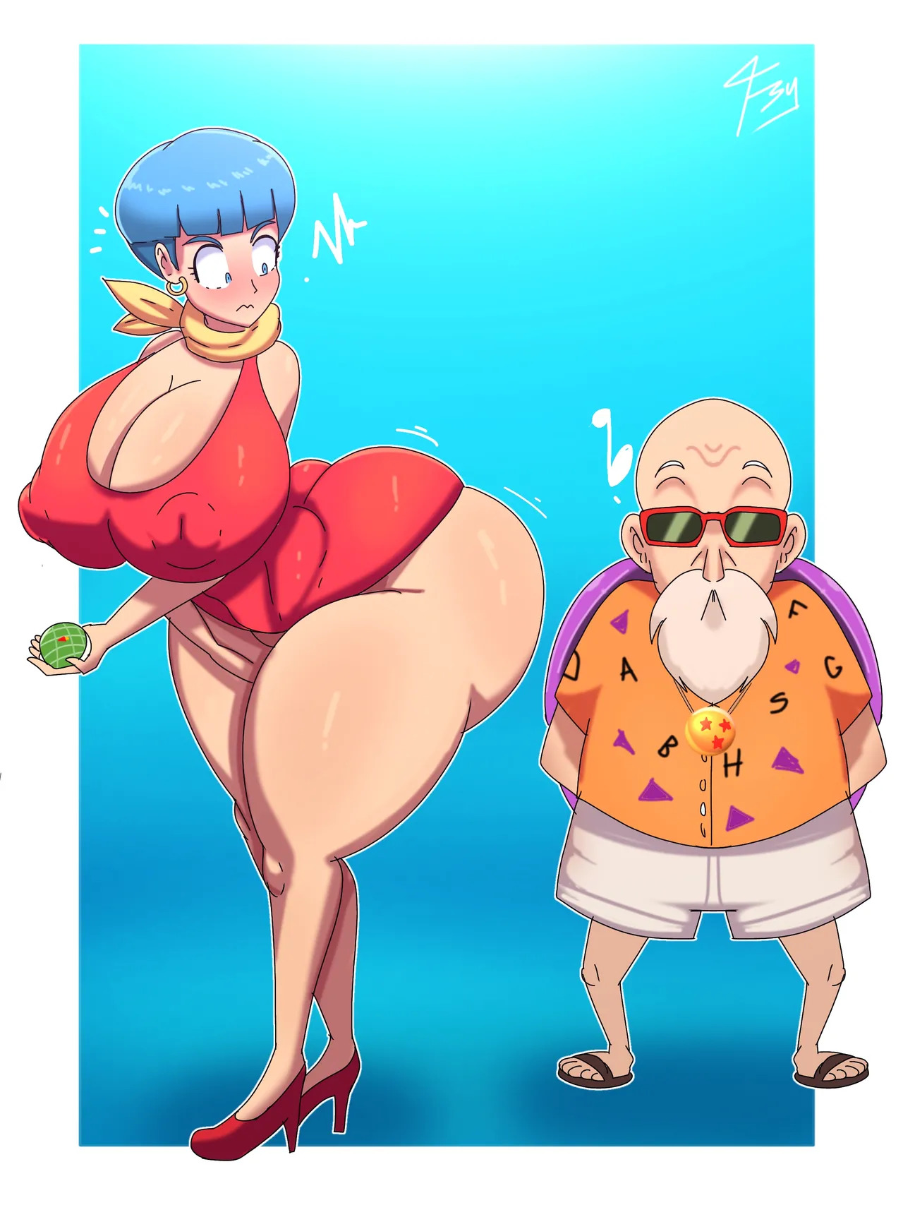 [Francyart34] Bulma x Roshi (Dragon Ball Z) - Page 10