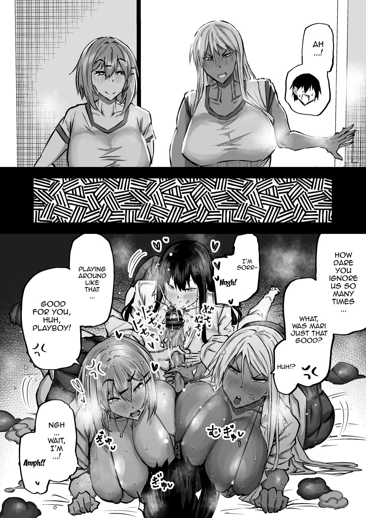 [Chae] Zenbu Shiboritotte Kureru Deka Chichi Gal | The Huge Tittied Gals That Suck Everything Out Of Me [English] {Doujins.com} - Page 144