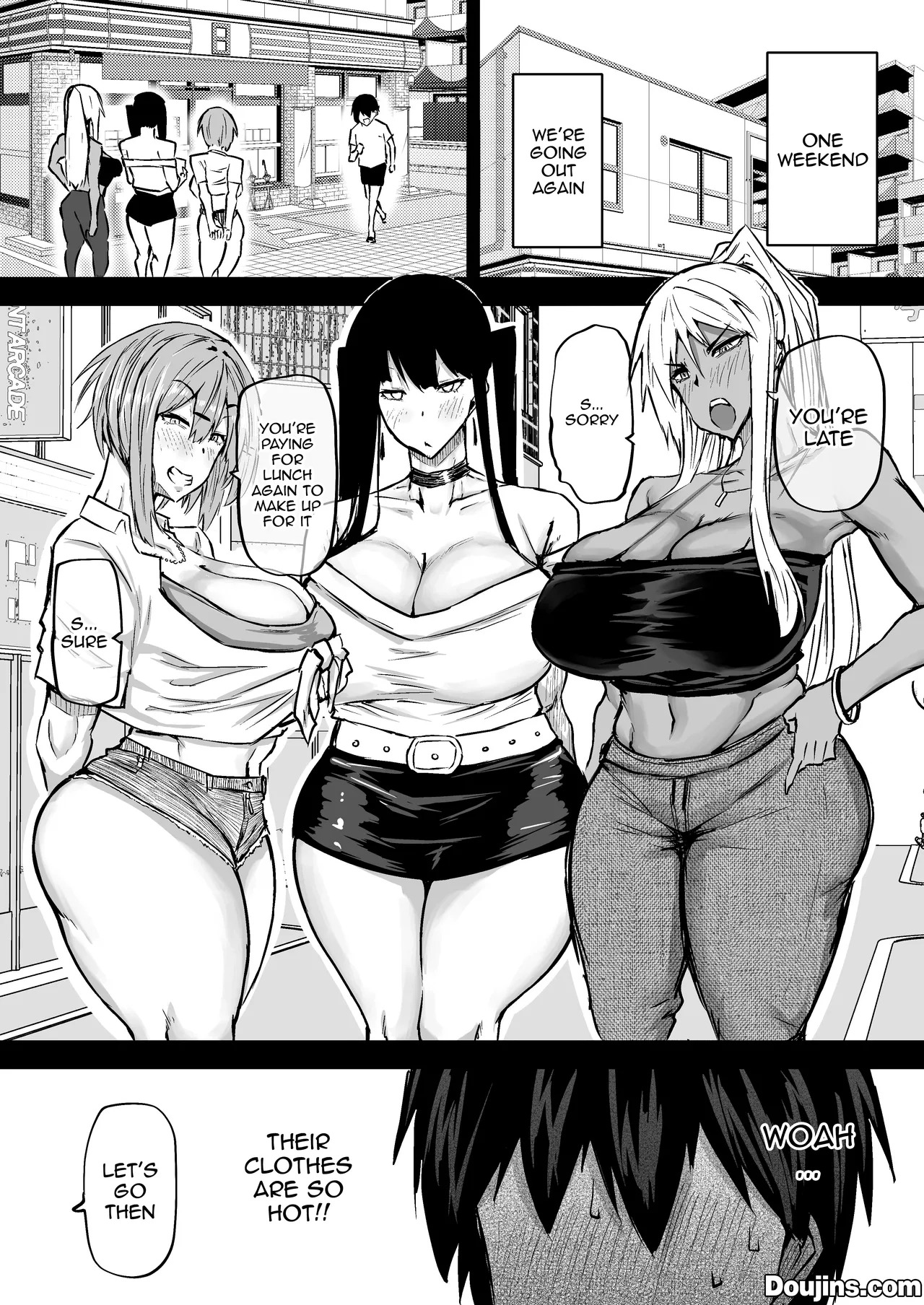 [Chae] Zenbu Shiboritotte Kureru Deka Chichi Gal | The Huge Tittied Gals That Suck Everything Out Of Me [English] {Doujins.com} - Page 171