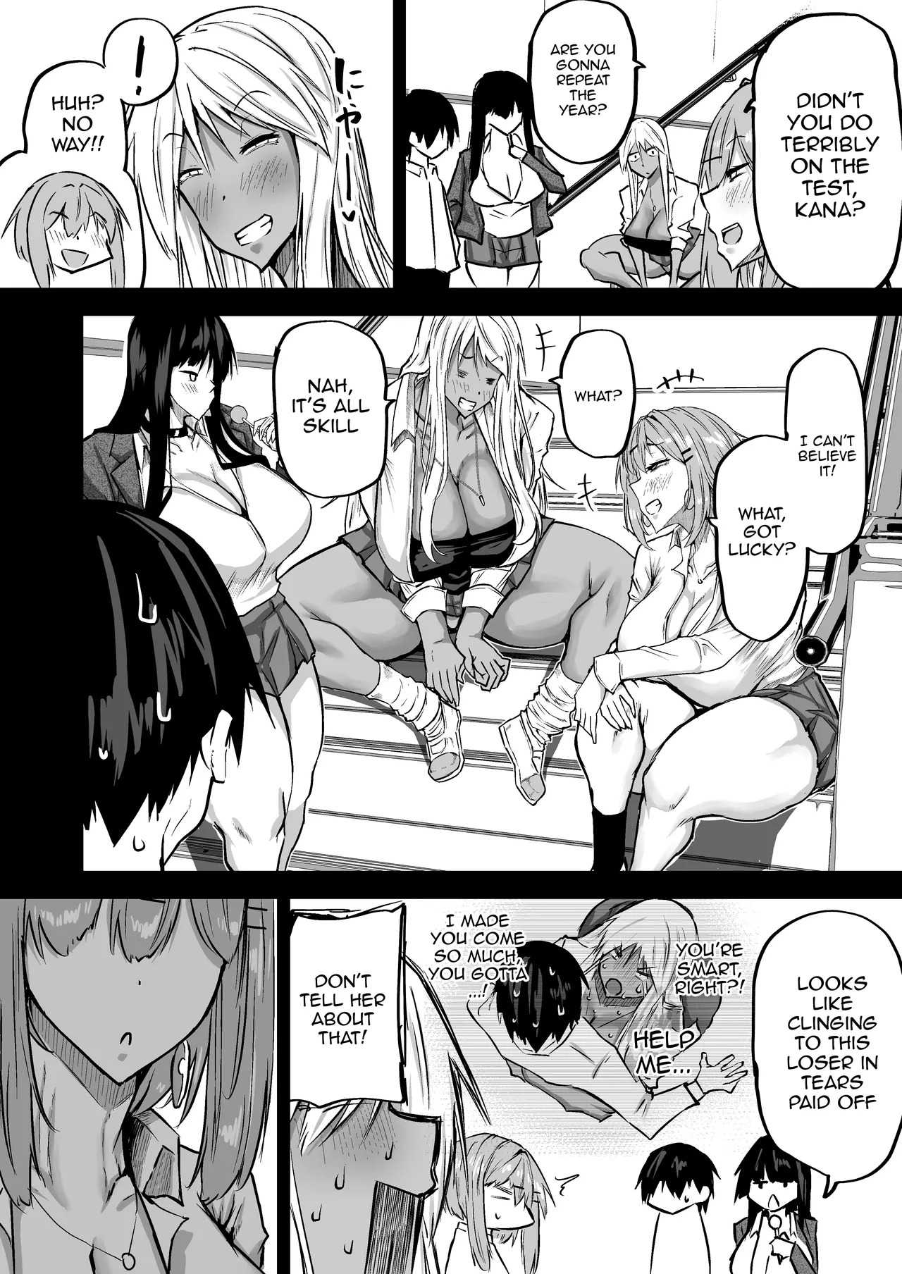 [Chae] Zenbu Shiboritotte Kureru Deka Chichi Gal | The Huge Tittied Gals That Suck Everything Out Of Me [English] {Doujins.com} - Page 238