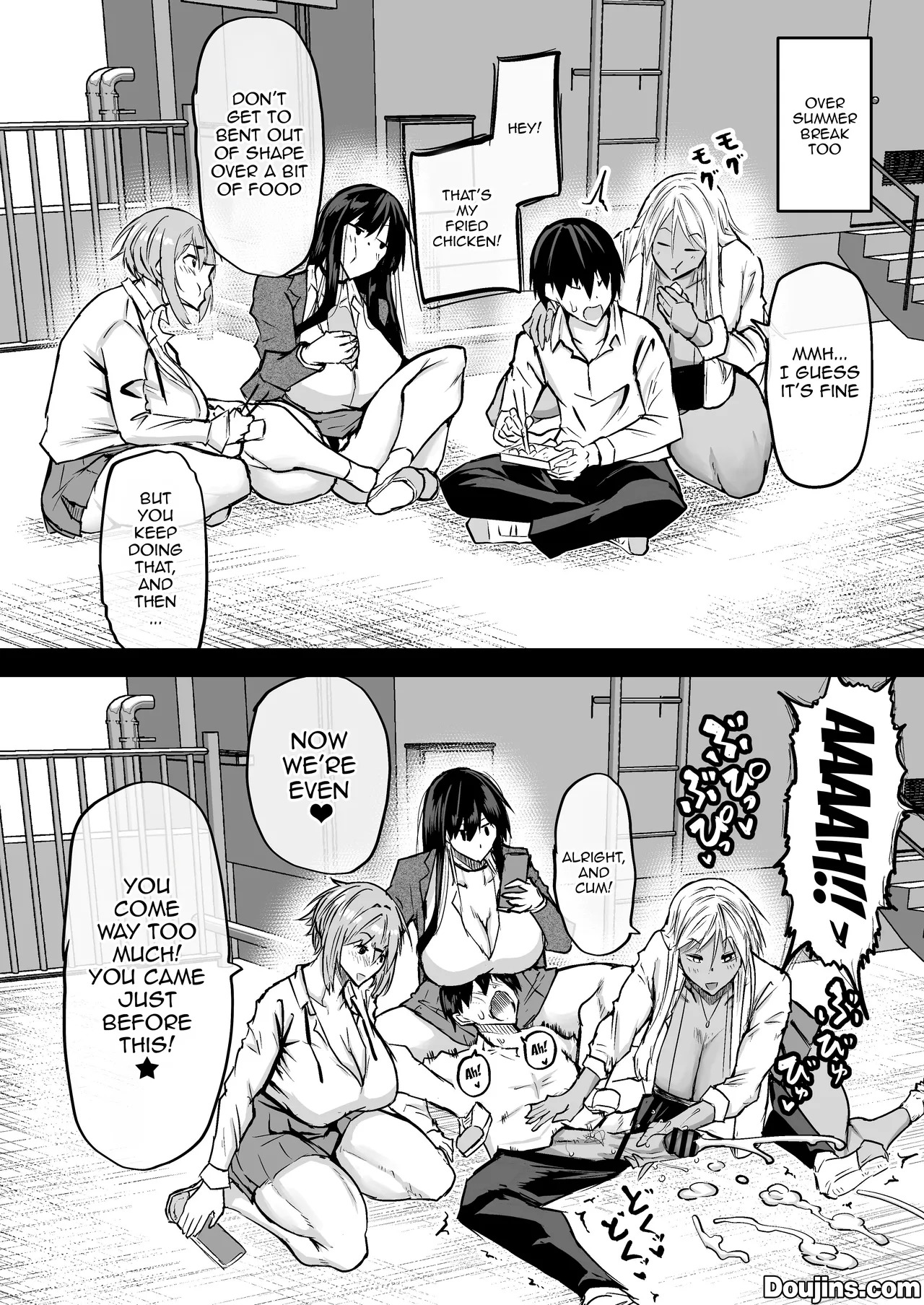 [Chae] Zenbu Shiboritotte Kureru Deka Chichi Gal | The Huge Tittied Gals That Suck Everything Out Of Me [English] {Doujins.com} - Page 26